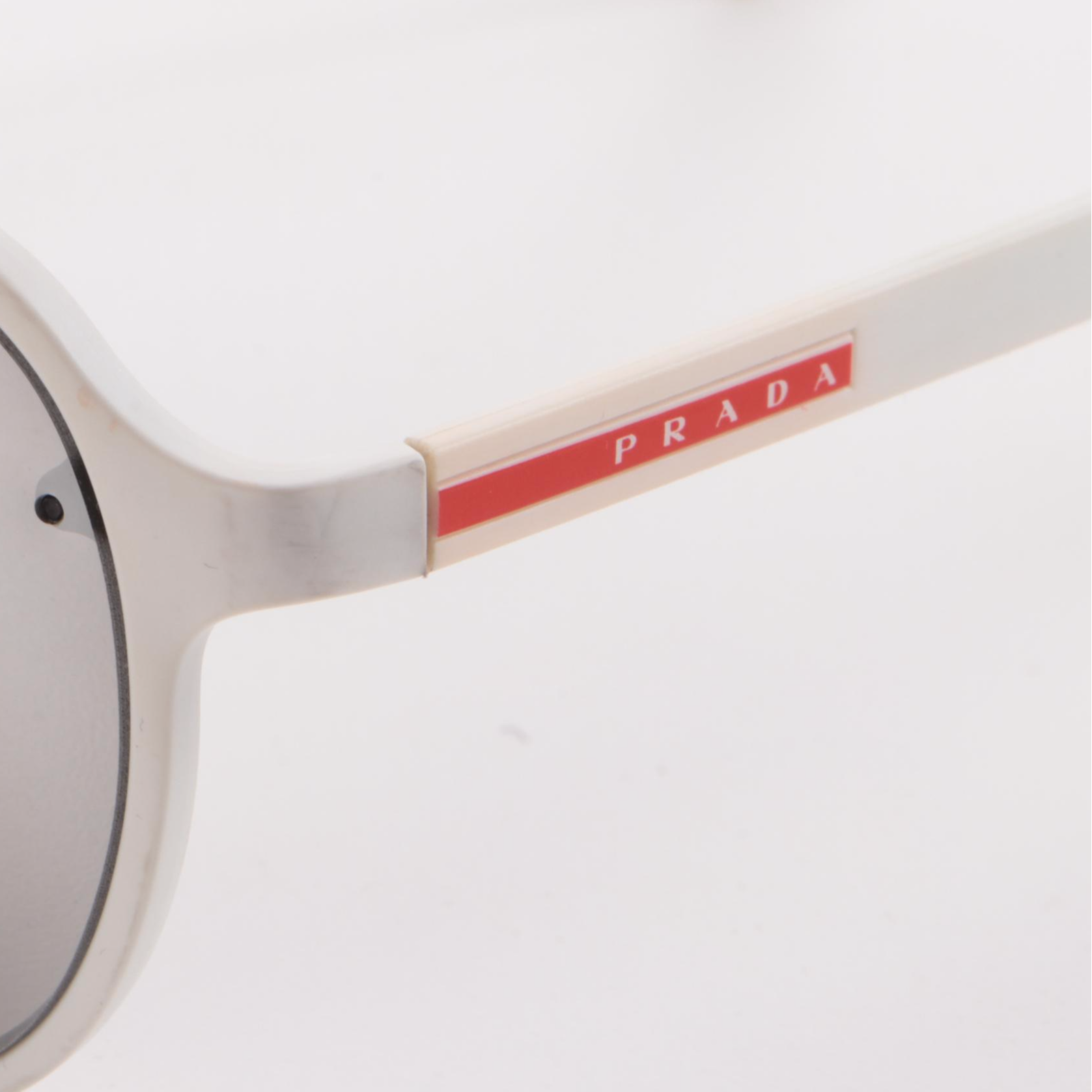 Prada Sport SPS 52S Mirrored White Pilot Sunglasses