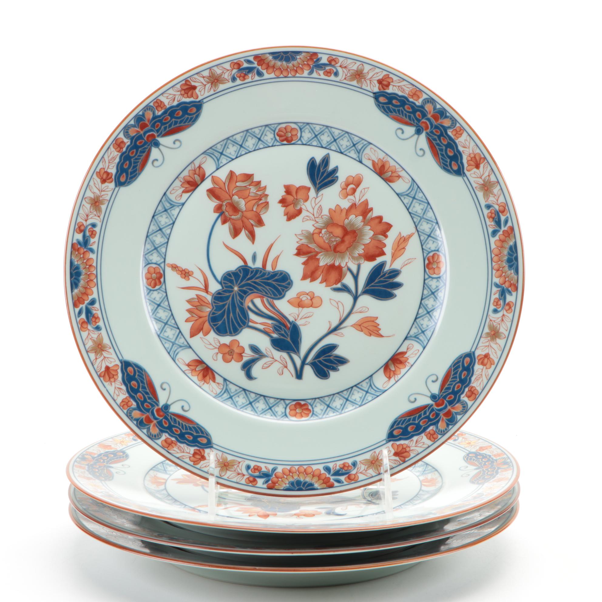Charles Field Haviland "Tai-Yuan" Limoges Porcelain Dinner Plates, Late 20th C.