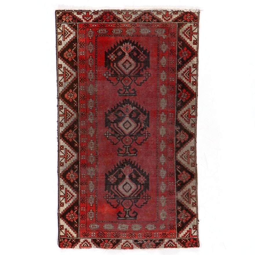 3'7 x 6'2 Hand-Knotted Persian Baluch Area Rug