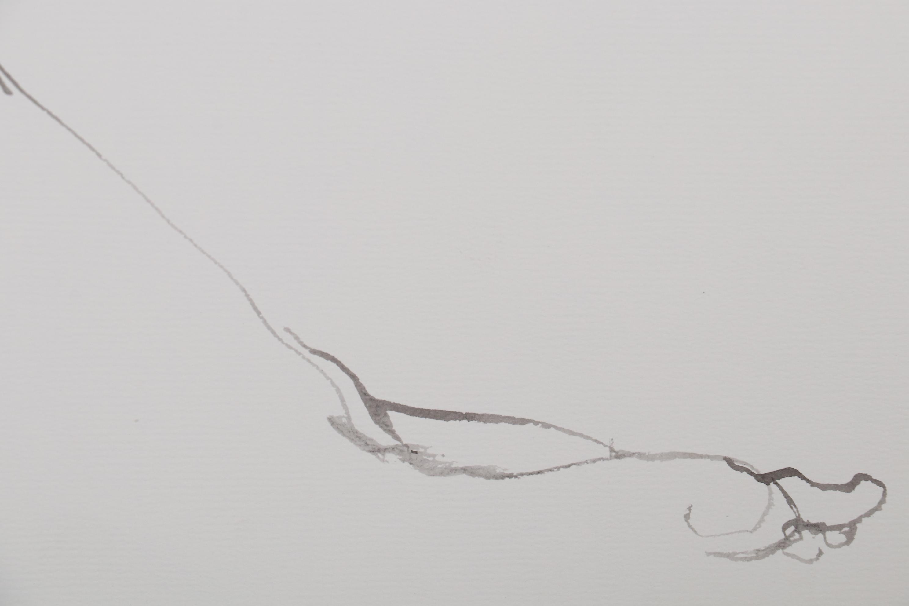 John Tuska Figural Ink Drawings, Mid to Late 20th Century