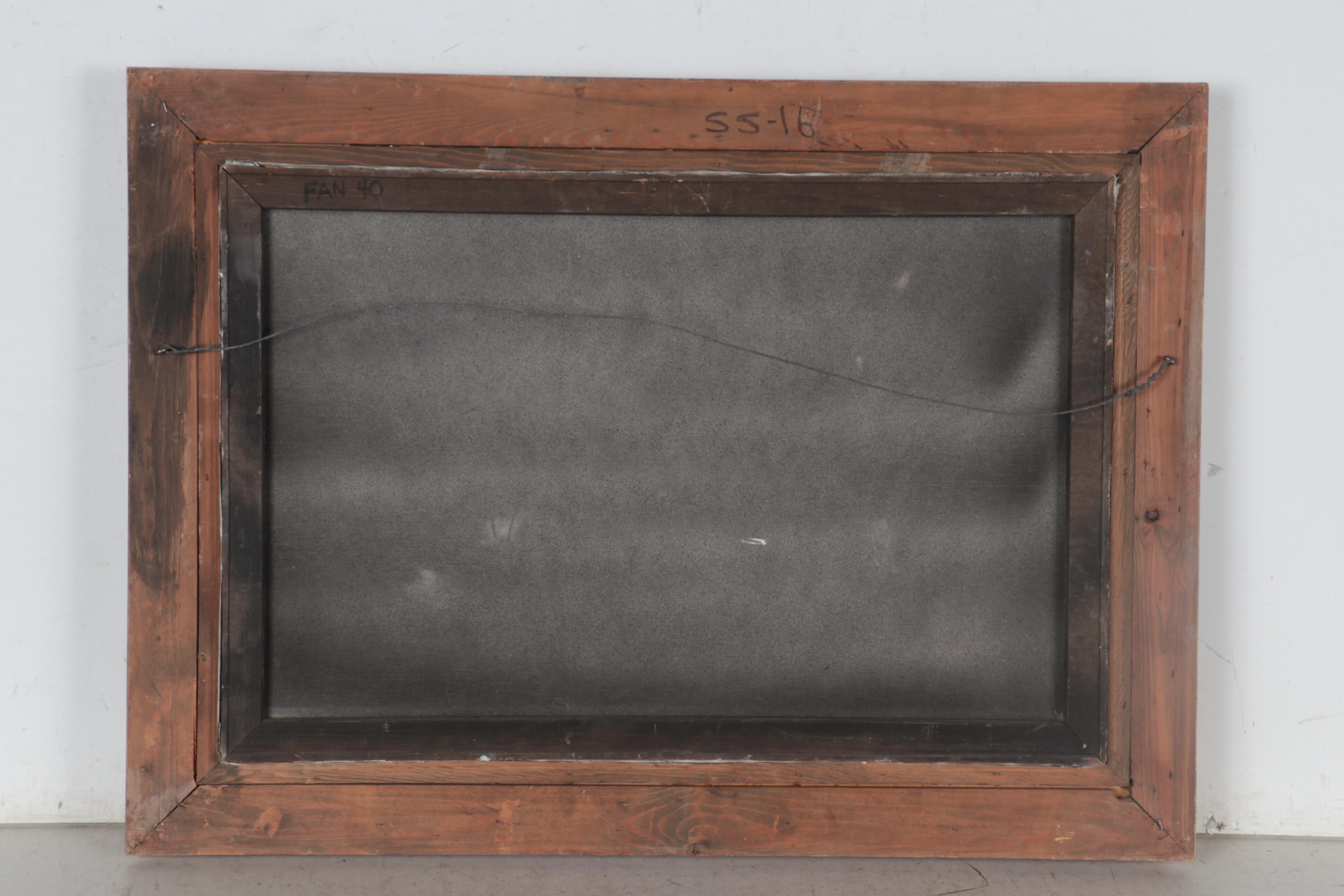 Troy Berke Hunting Genre Oil Painting, Late 20th Century