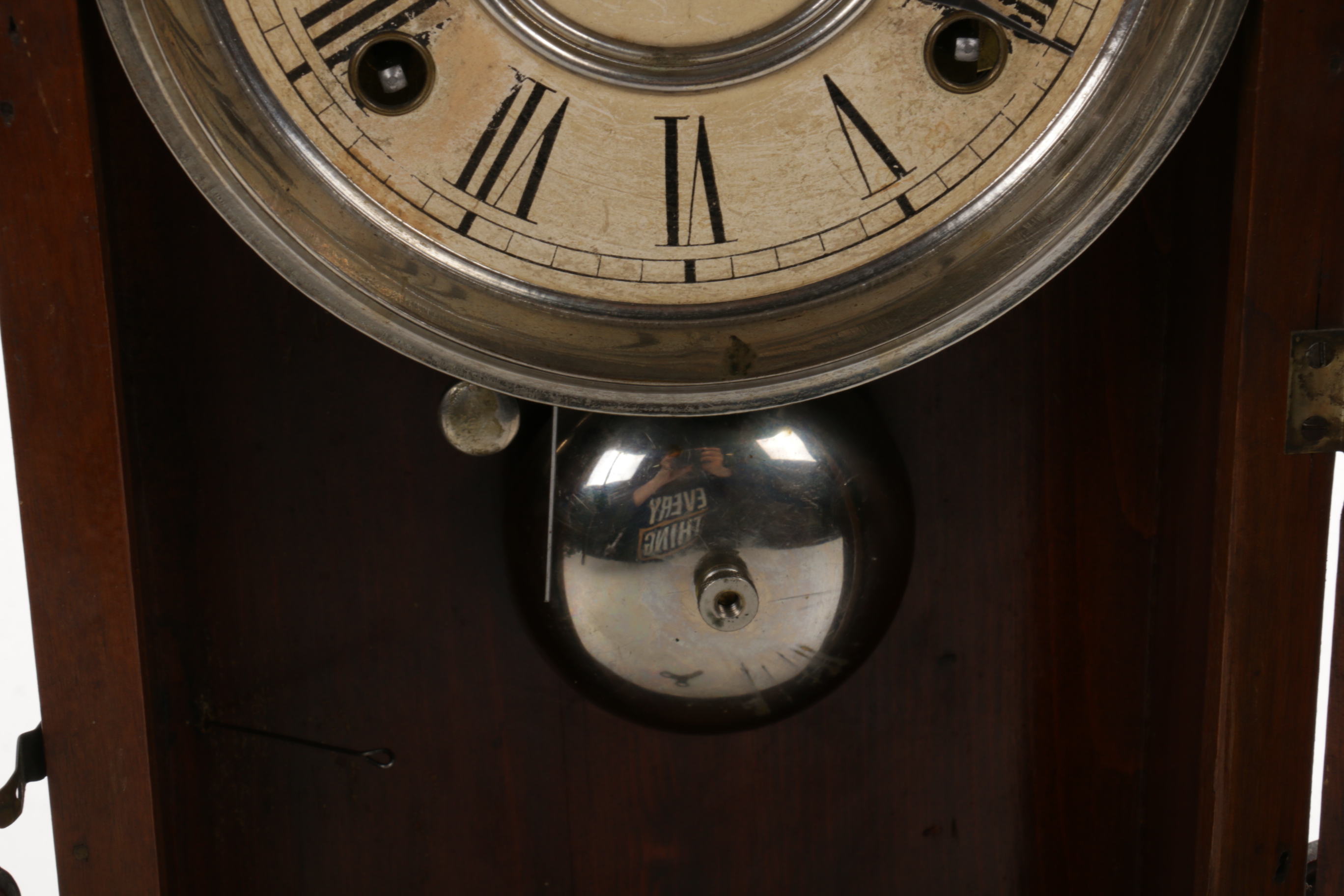 Wm. L Gilbert Clock Co. Eastlake Mantel Clock with Jenny Lind Head
