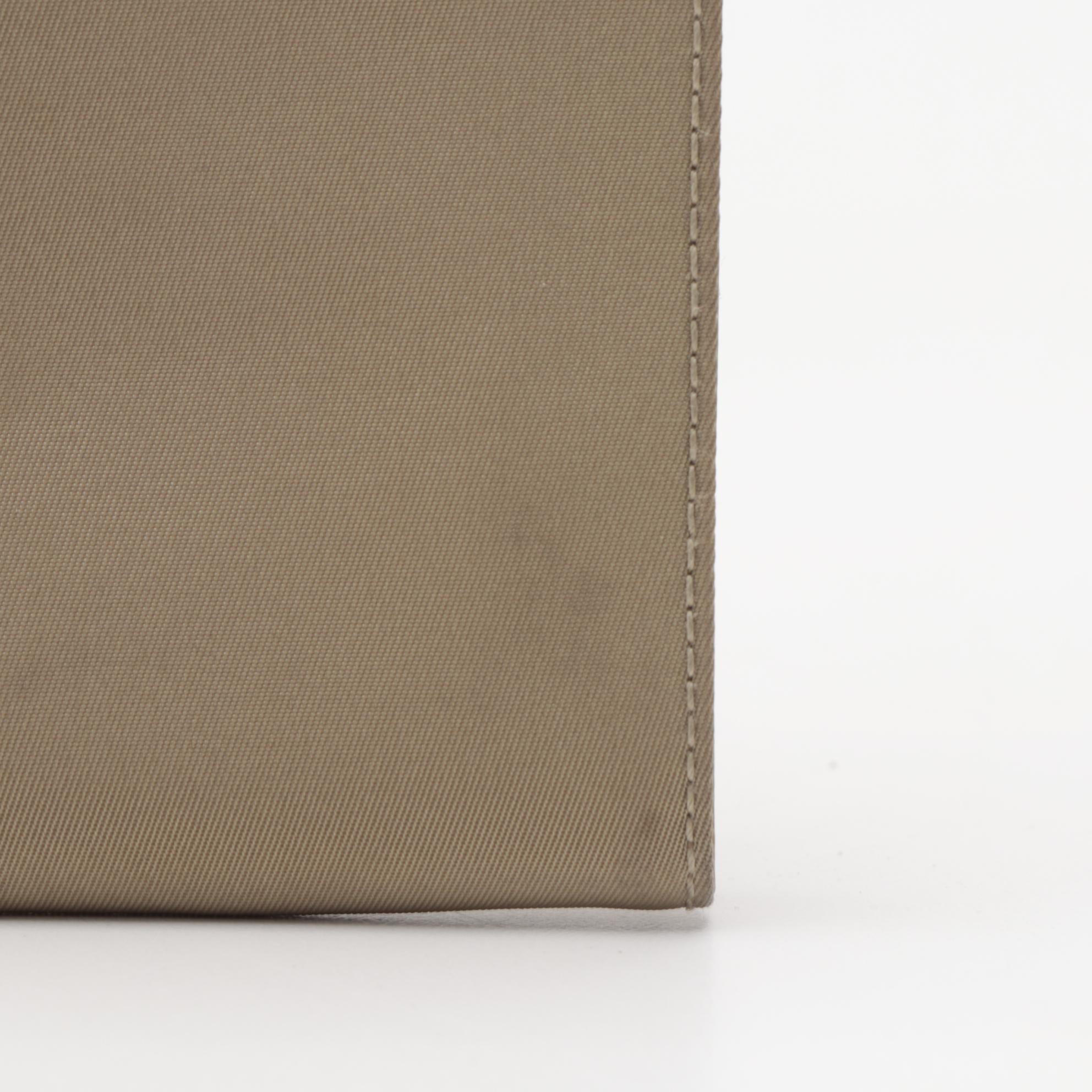 Prada Continental Wallet in Beige Tessuto Nylon and Leather