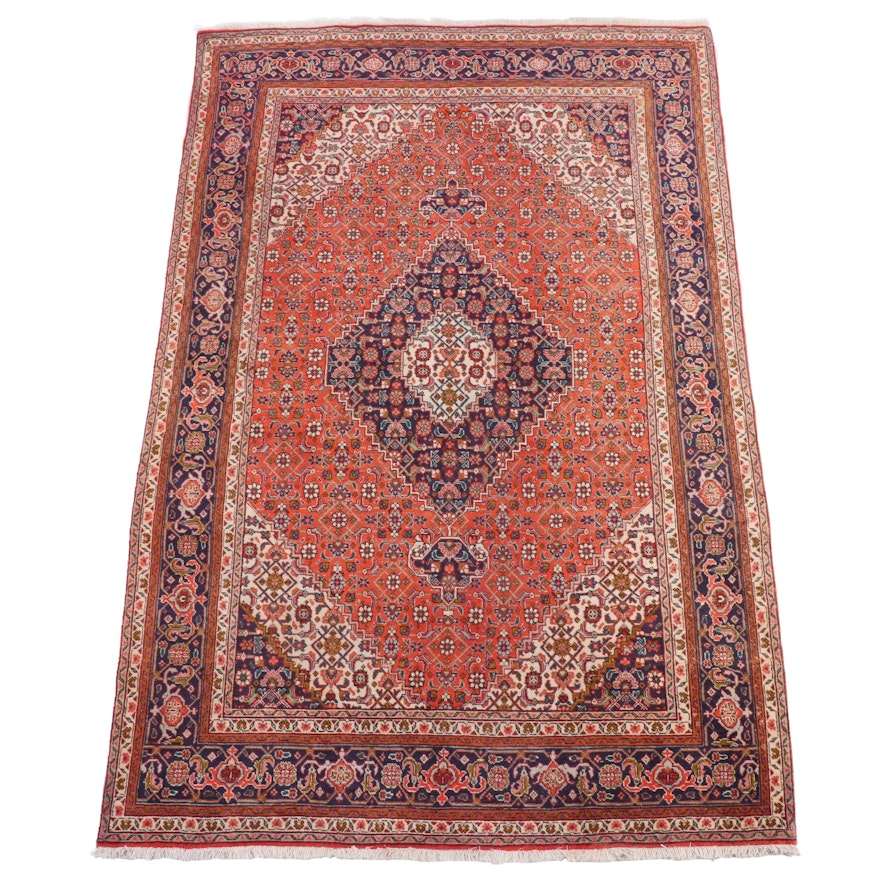 6'8 x 10'2 Hand-Knotted Persian Tabriz Wool Area Rug
