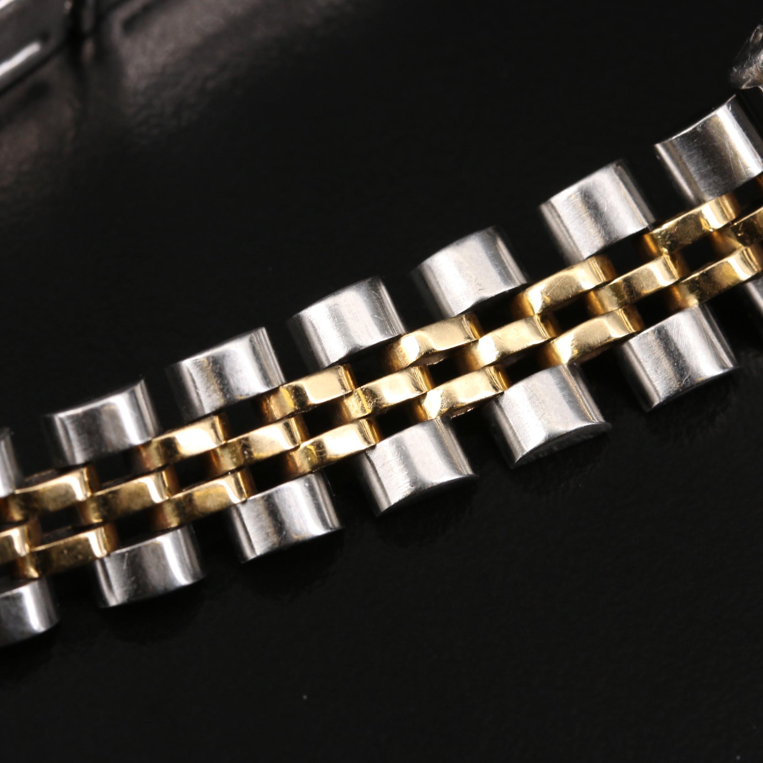 1982 Rolex Datejust Diamond Bezel 18K Gold and Stainless Steel Watch