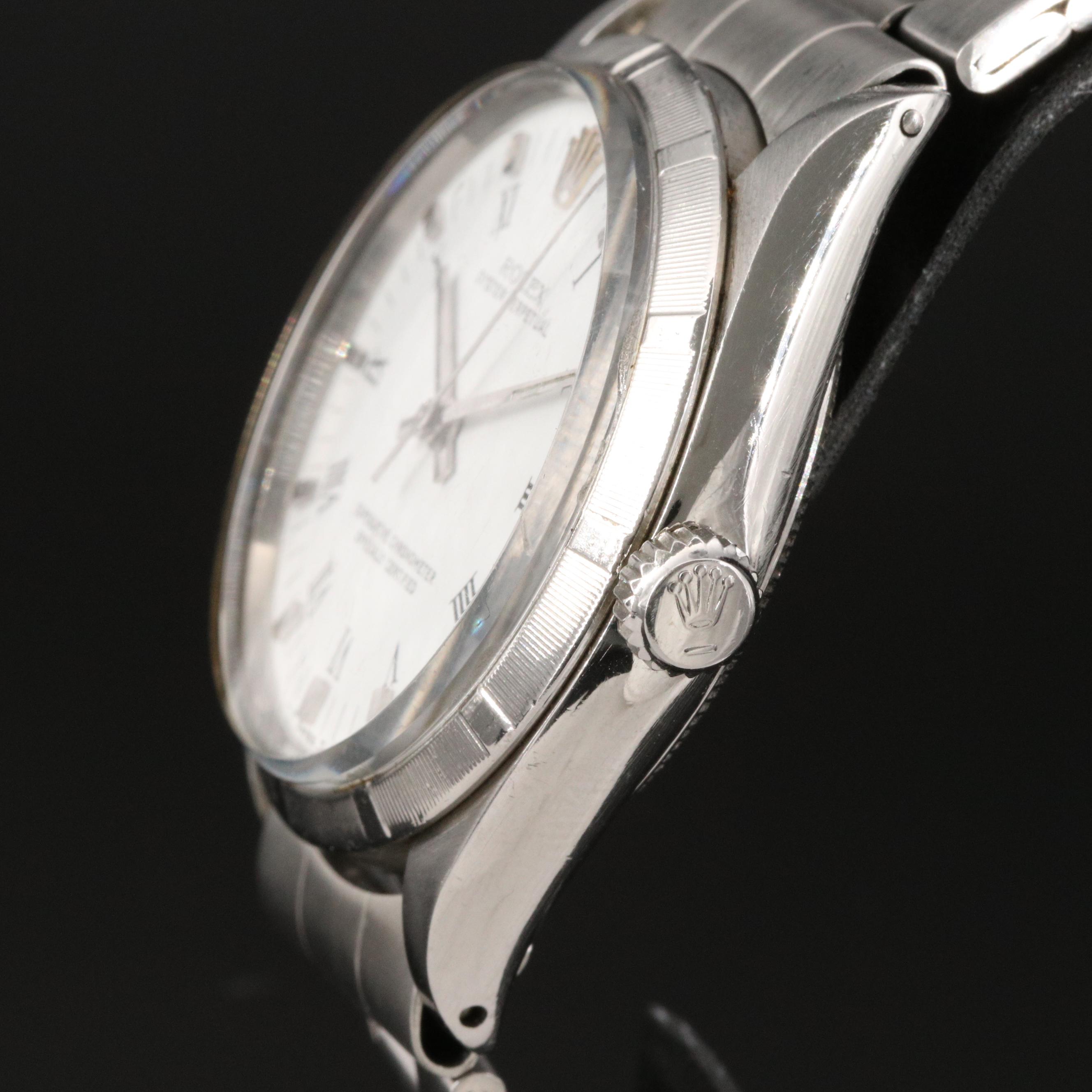 1967 Rolex Oyster Perpetual 1002 Stainless Steel Automatic Watch