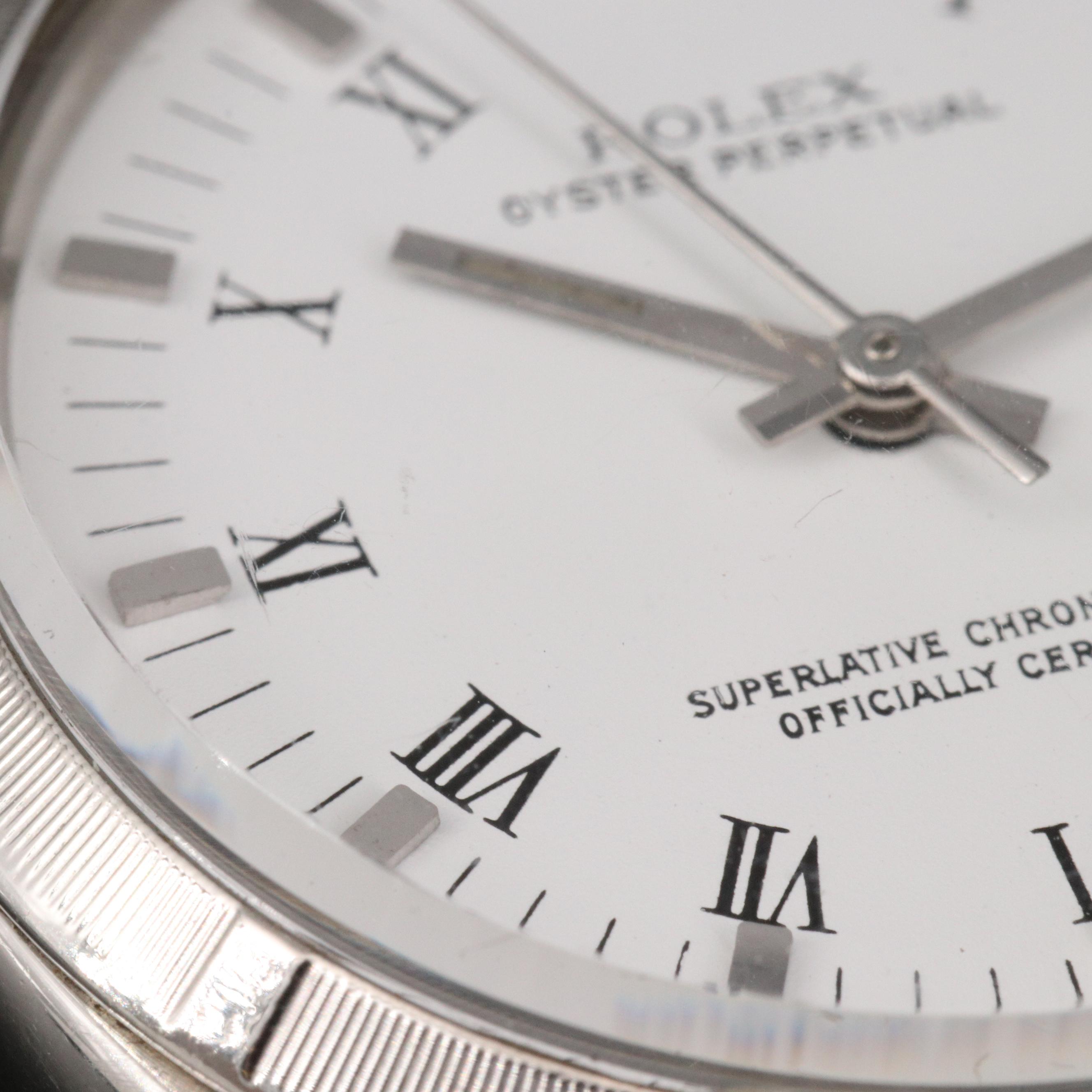 1967 Rolex Oyster Perpetual 1002 Stainless Steel Automatic Watch