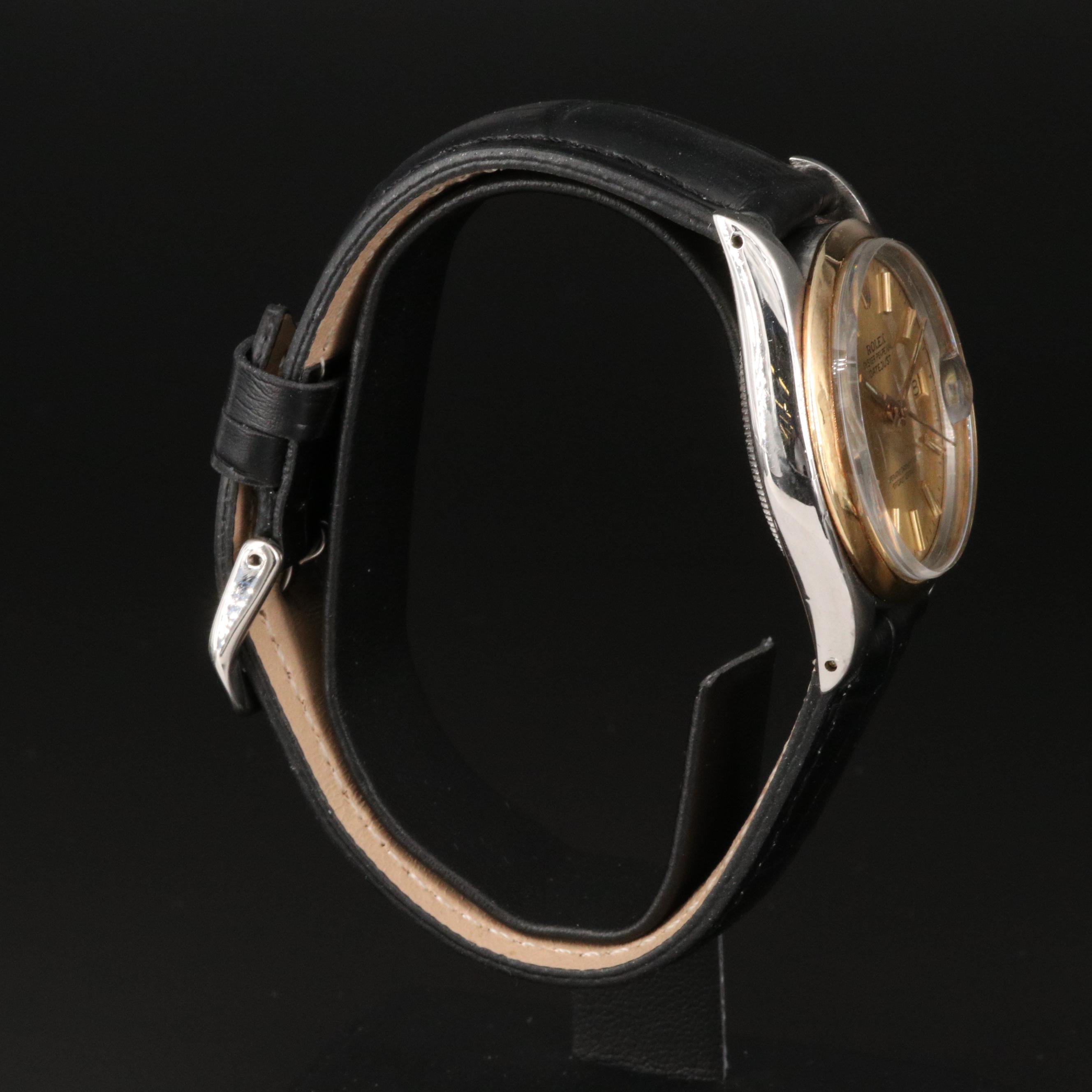 1978 Rolex Date 1500 18K Gold and Stainless Steel Automatic Watch