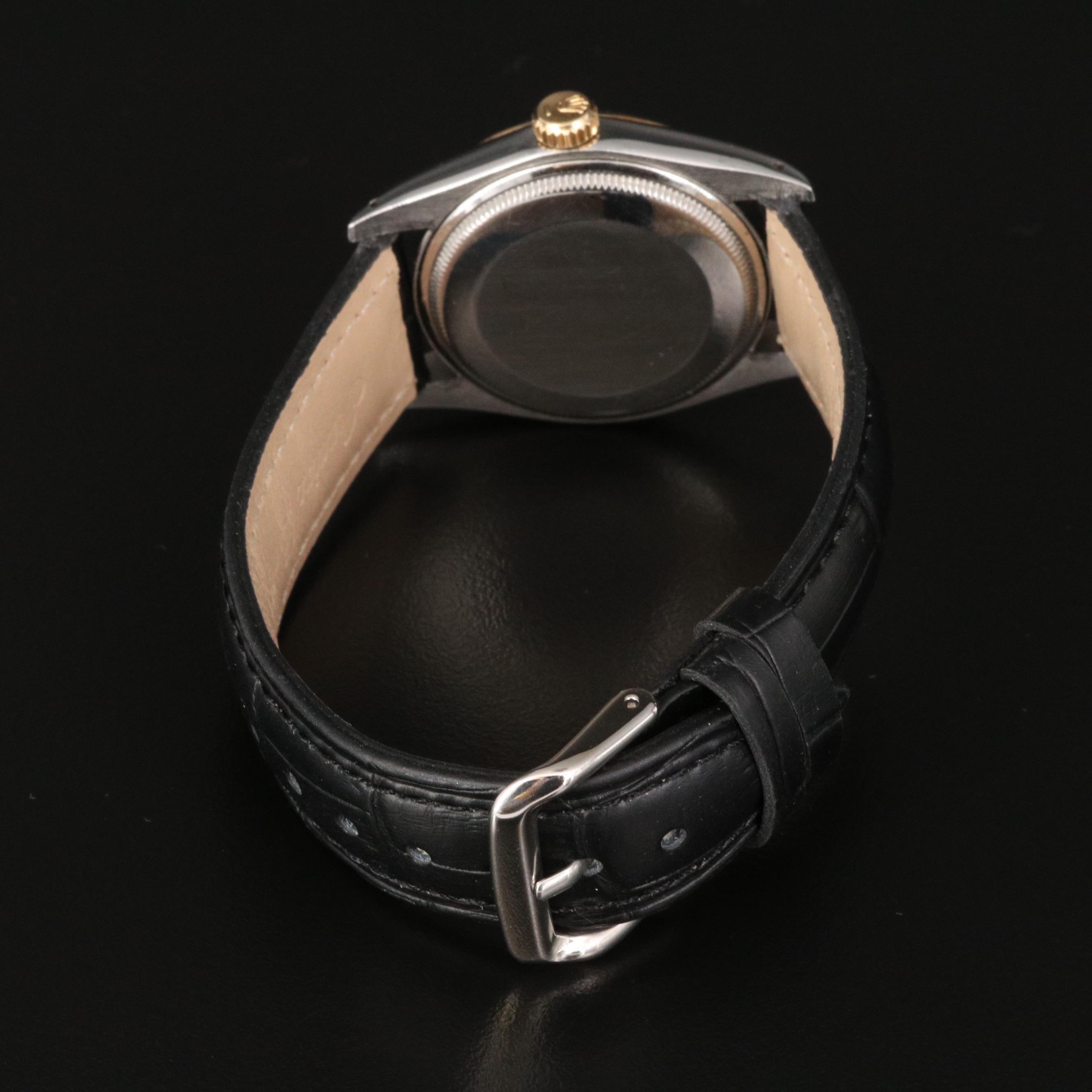 1978 Rolex Date 1500 18K Gold and Stainless Steel Automatic Watch