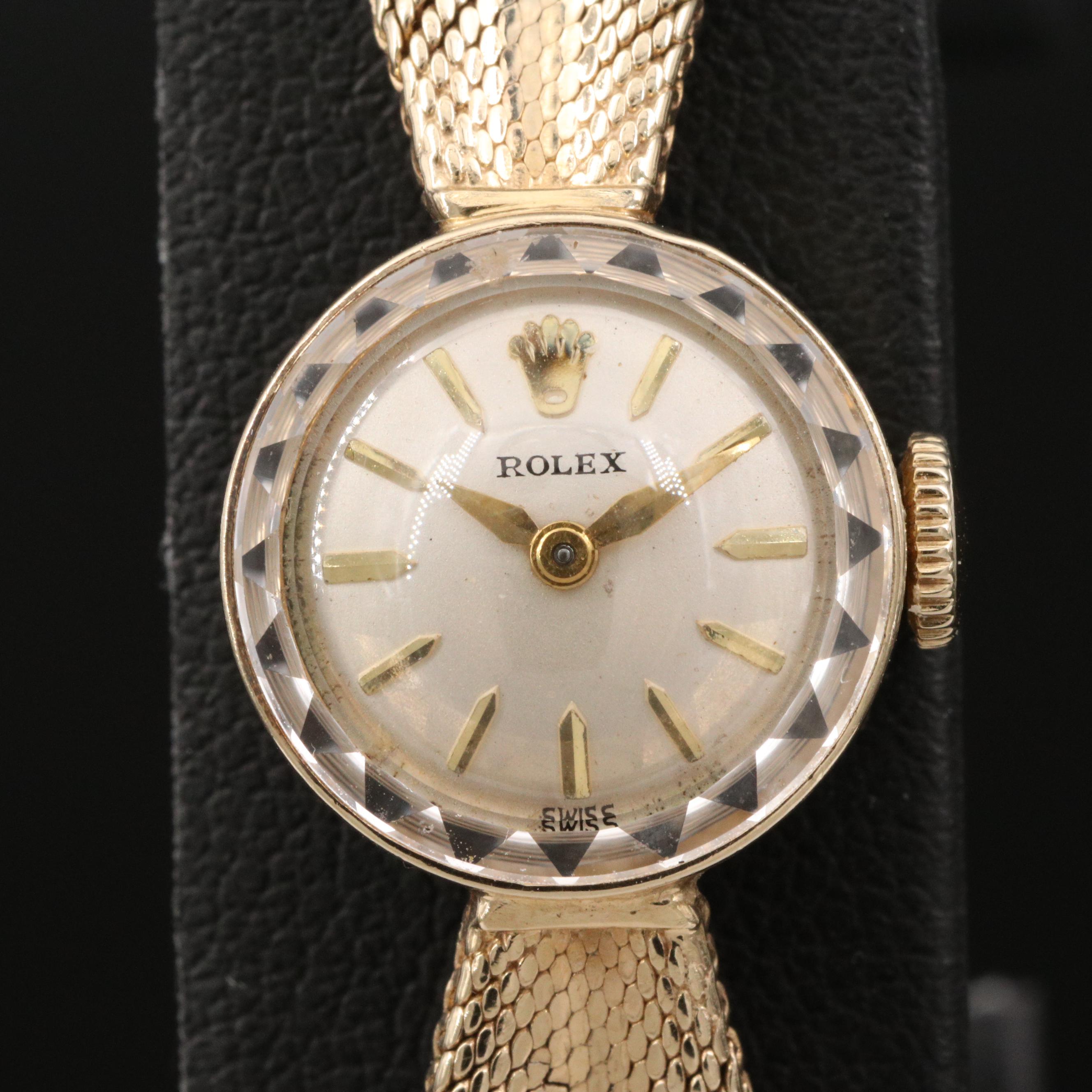 Vintage Rolex 14K Stem Wind Watch
