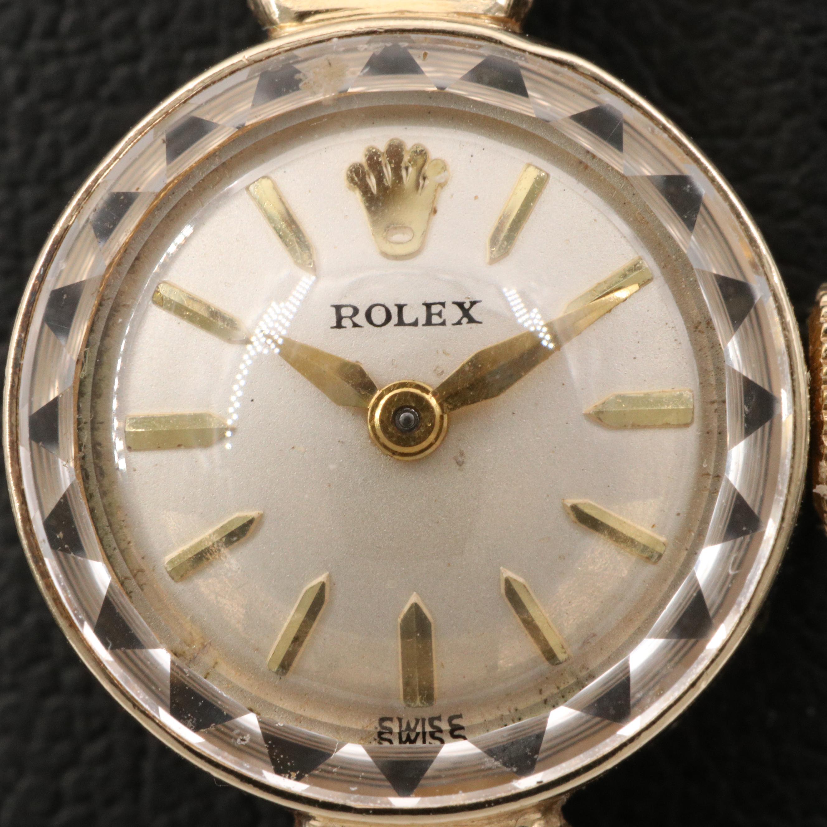 Vintage Rolex 14K Stem Wind Watch