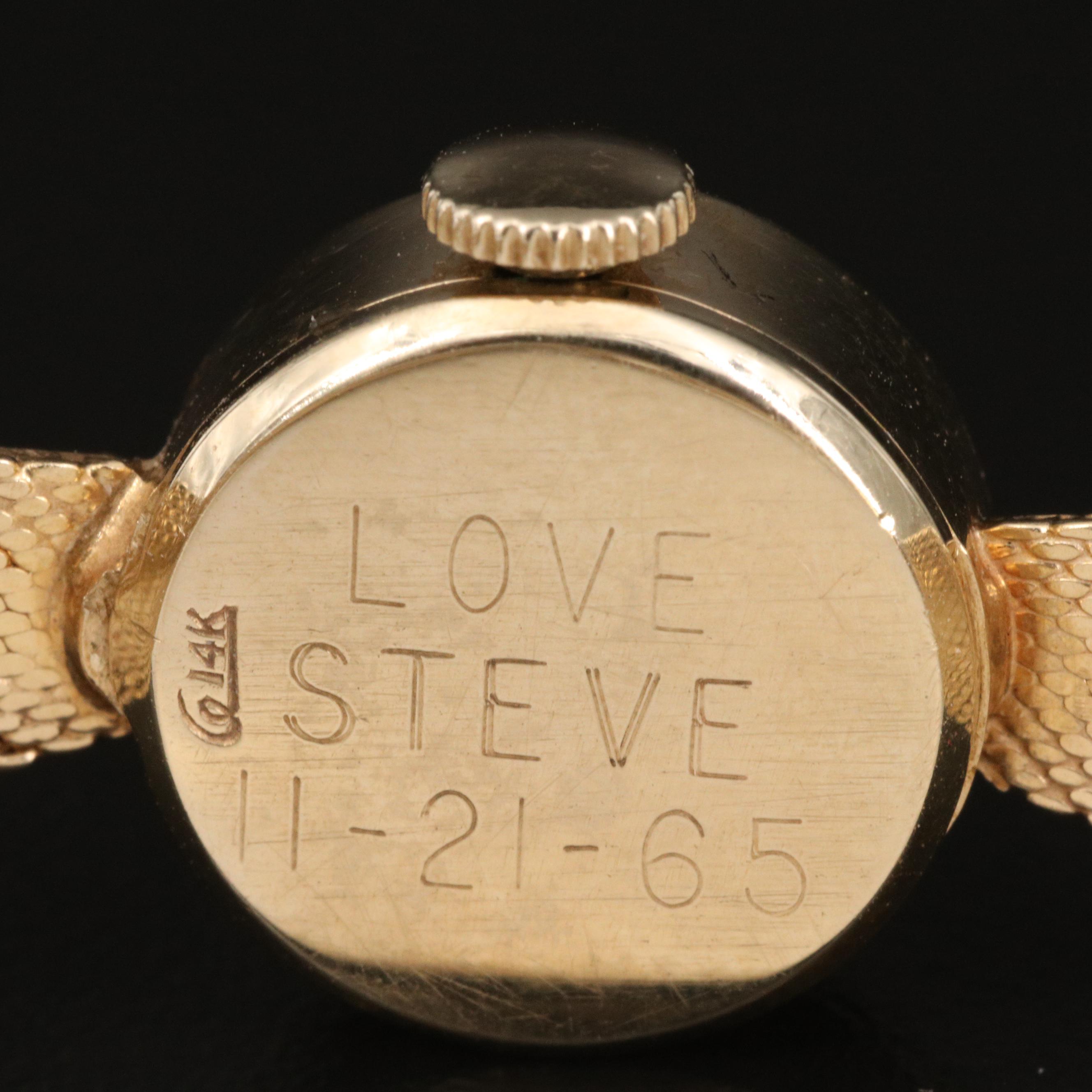 Vintage Rolex 14K Stem Wind Watch