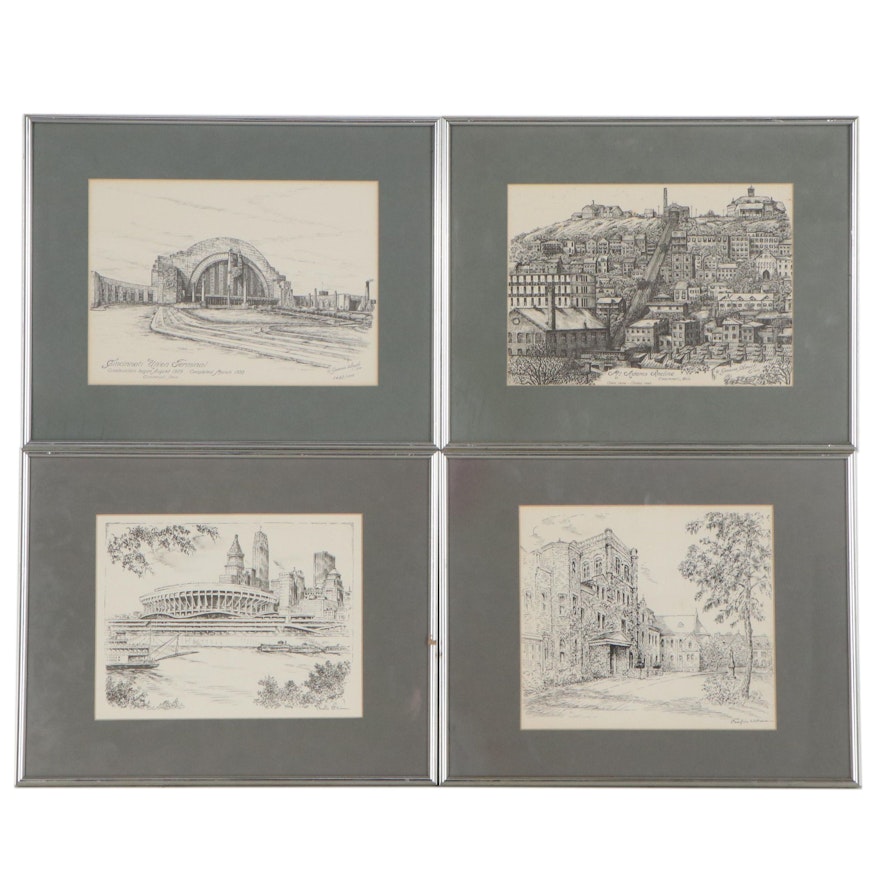 Lithographs after Geneva South and Caroline Williams of Cincinnati