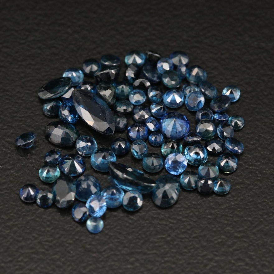 Loose 7.20 CTW Faceted Sapphire Selection