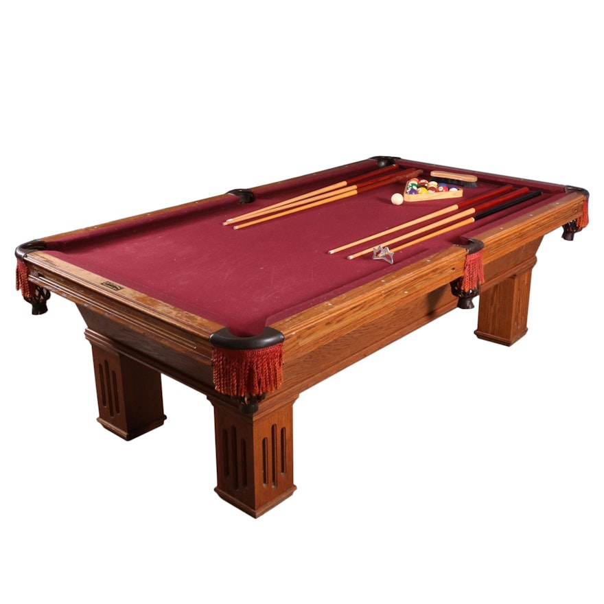 Olhausen Billard Table and Accessories, Late 20th Century