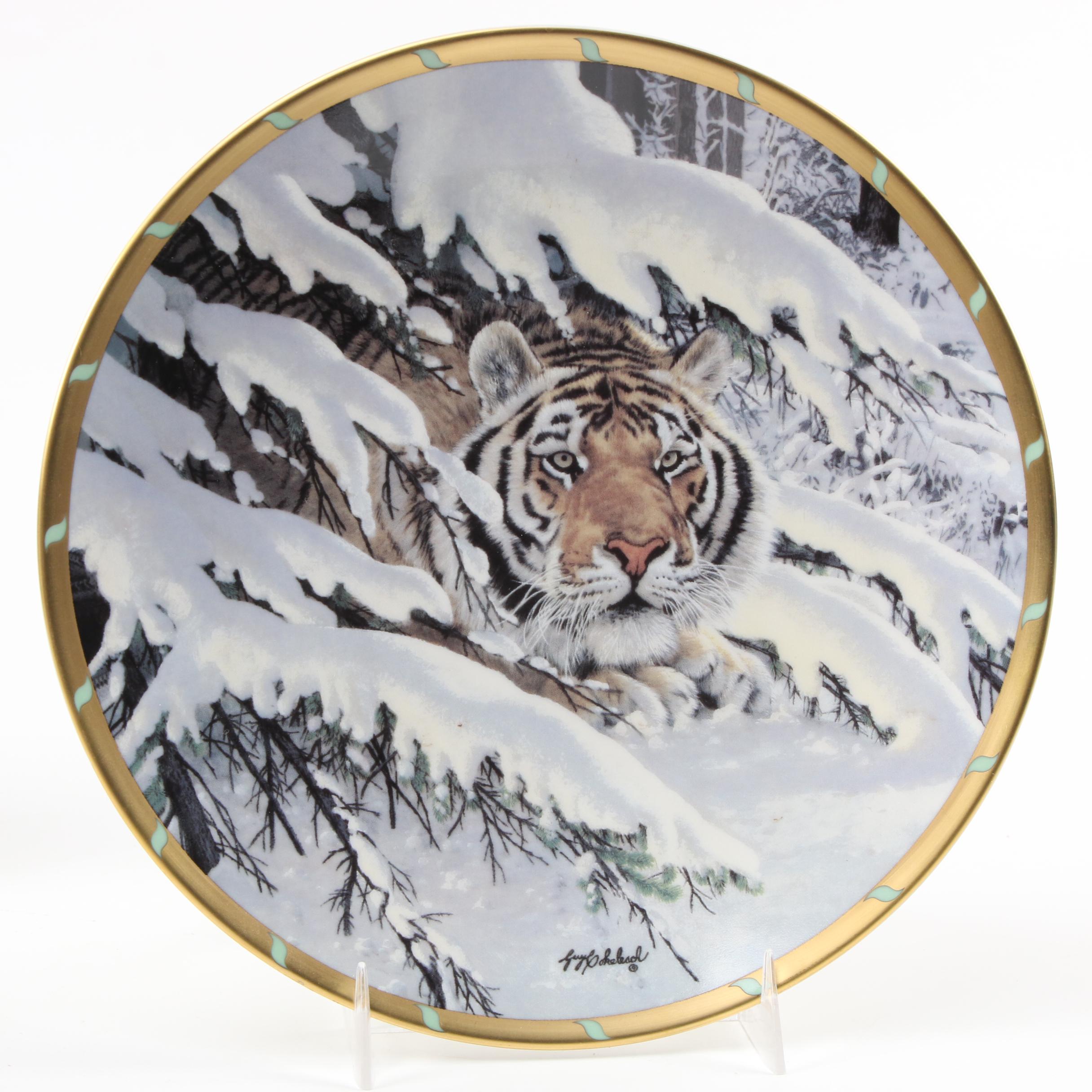 Lenox Guy Coheleach "Royal Cats" and Bradex Will Nelson "The Panda" Plates