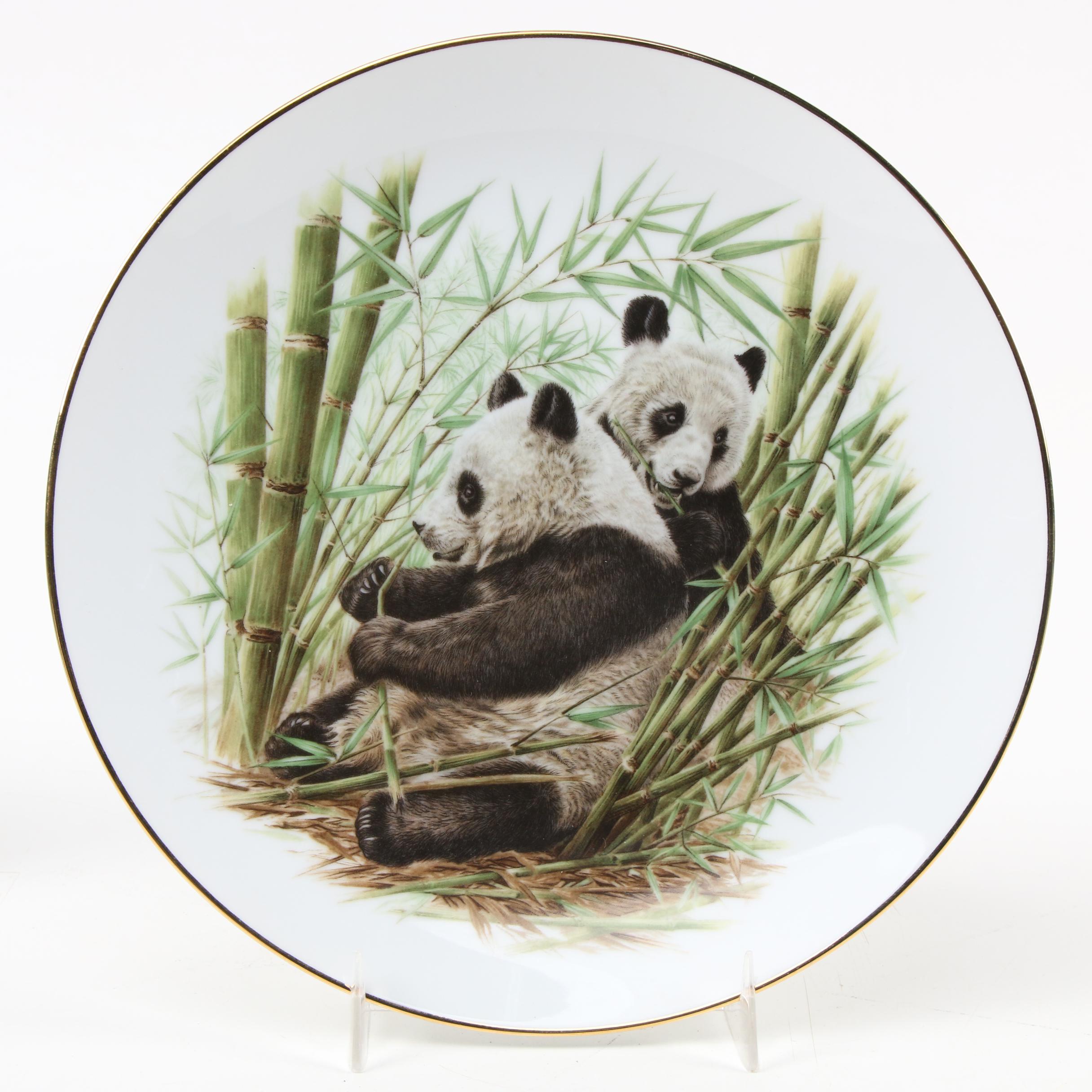 Lenox Guy Coheleach "Royal Cats" and Bradex Will Nelson "The Panda" Plates