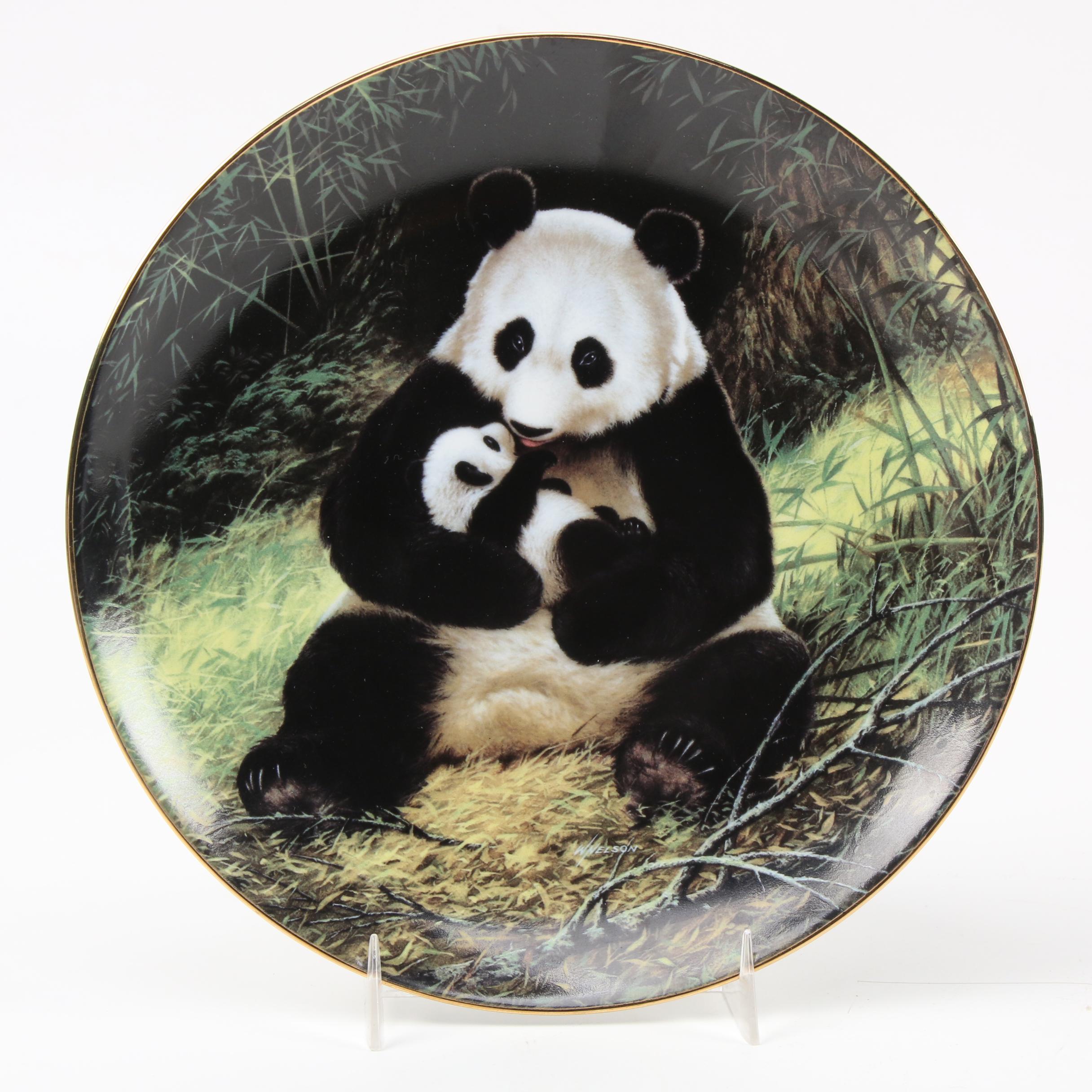 Lenox Guy Coheleach "Royal Cats" and Bradex Will Nelson "The Panda" Plates