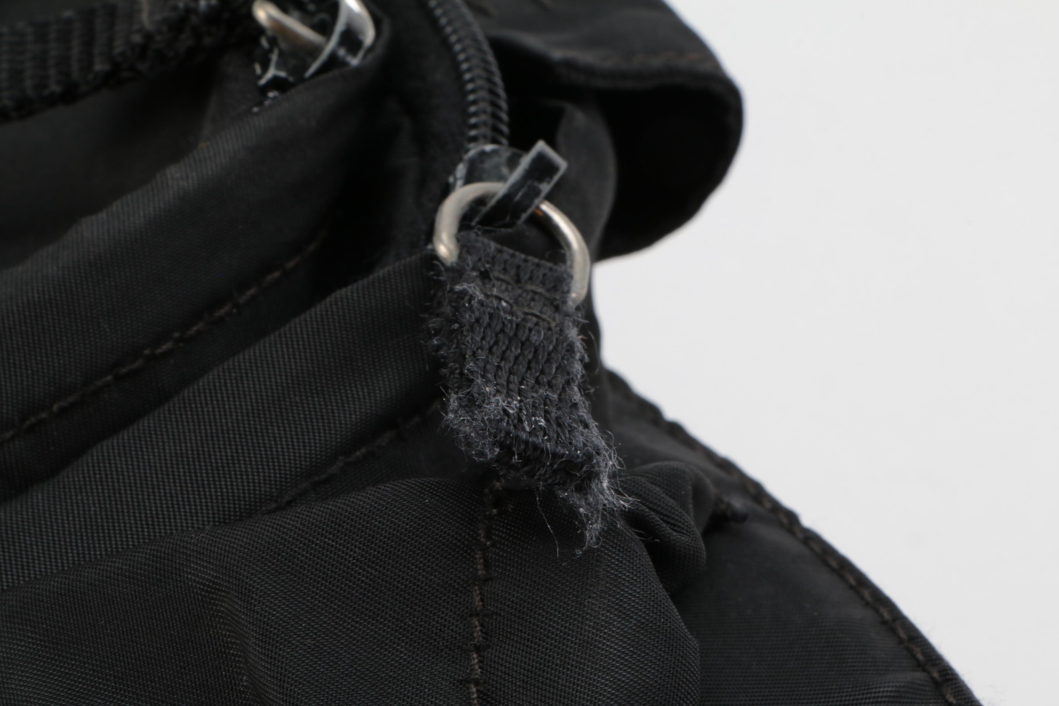 Prada Belt Bag in Black Tessuto Nylon