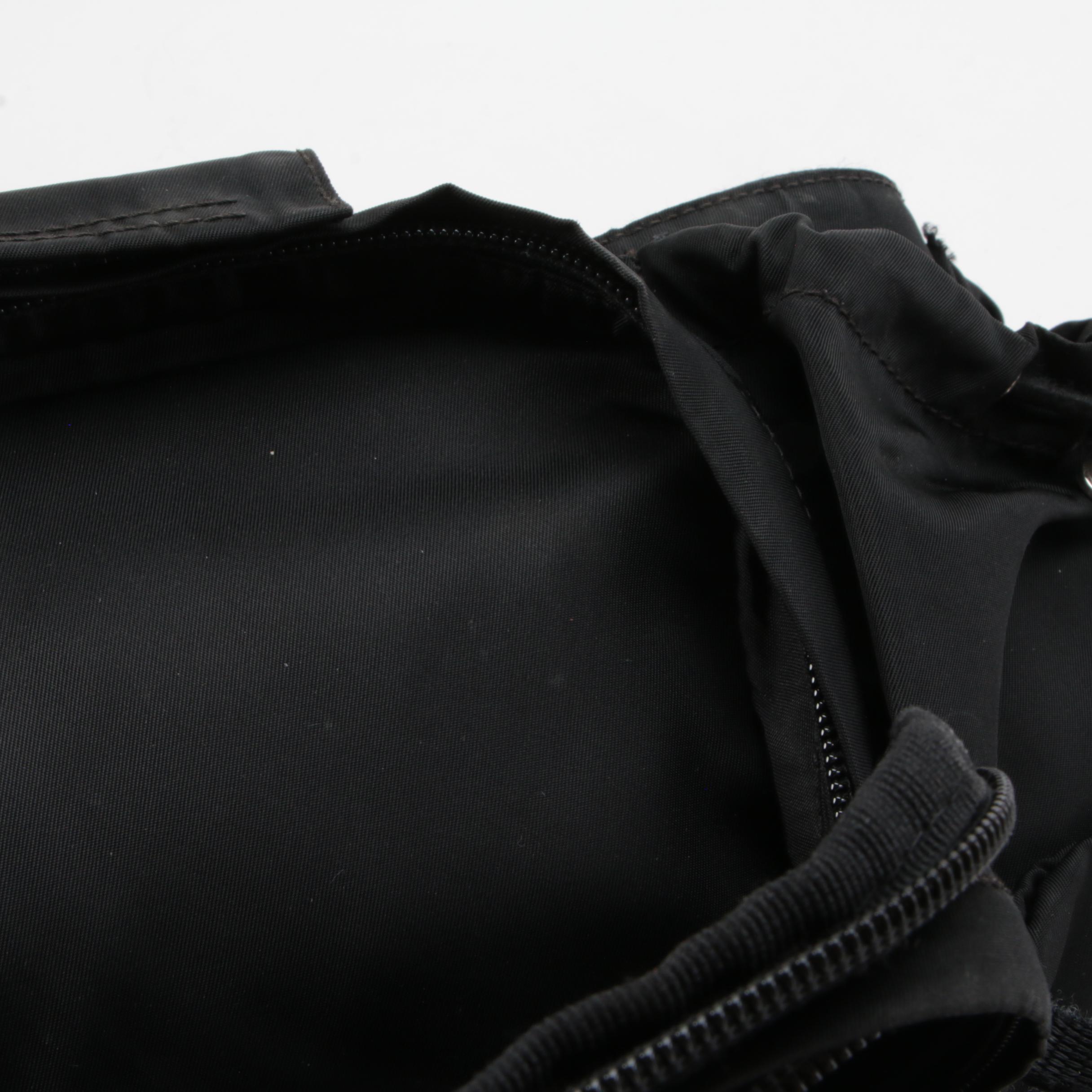 Prada Belt Bag in Black Tessuto Nylon