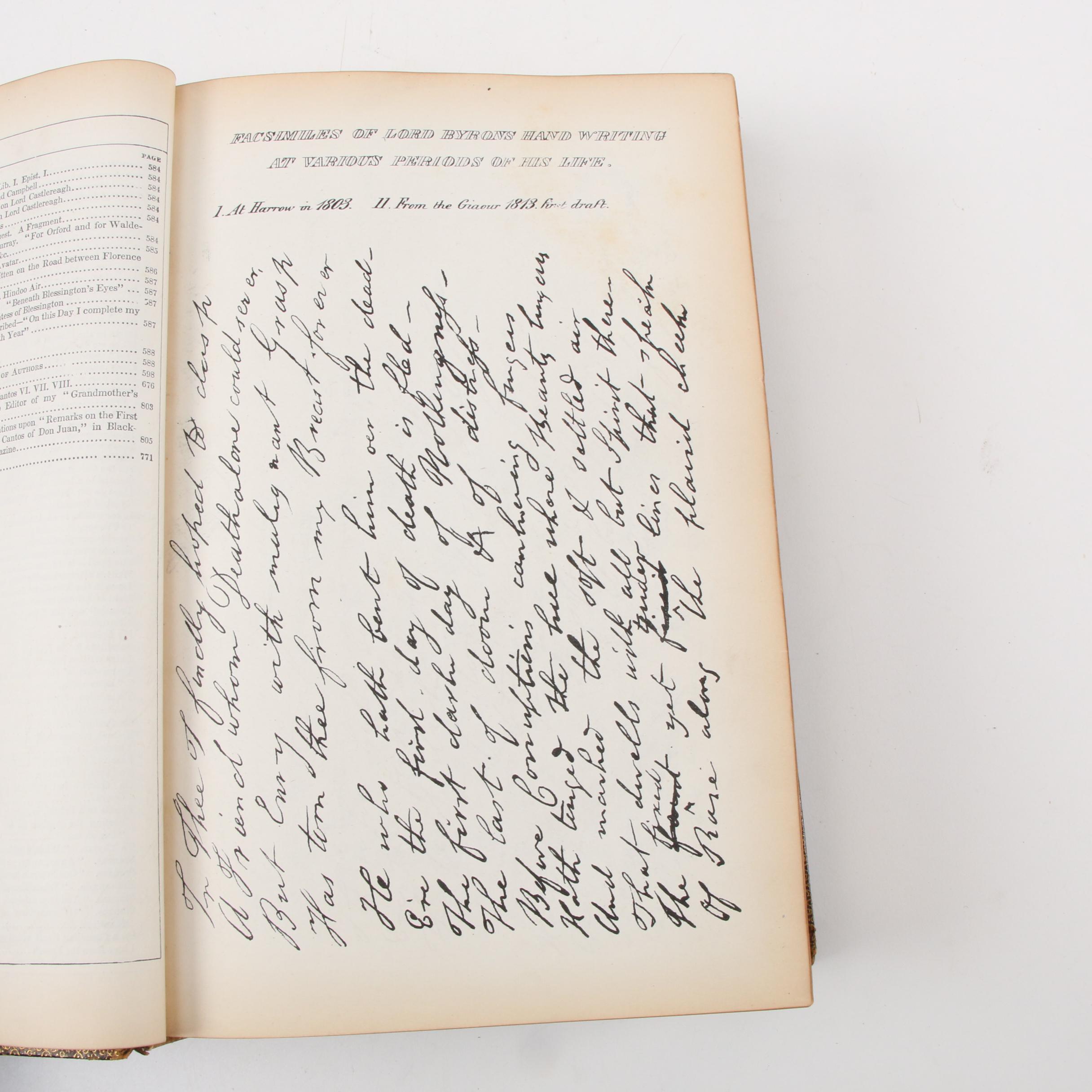 "The Poetical Works of Lord Byron'" Edited by Thomas Moore et al., 1867