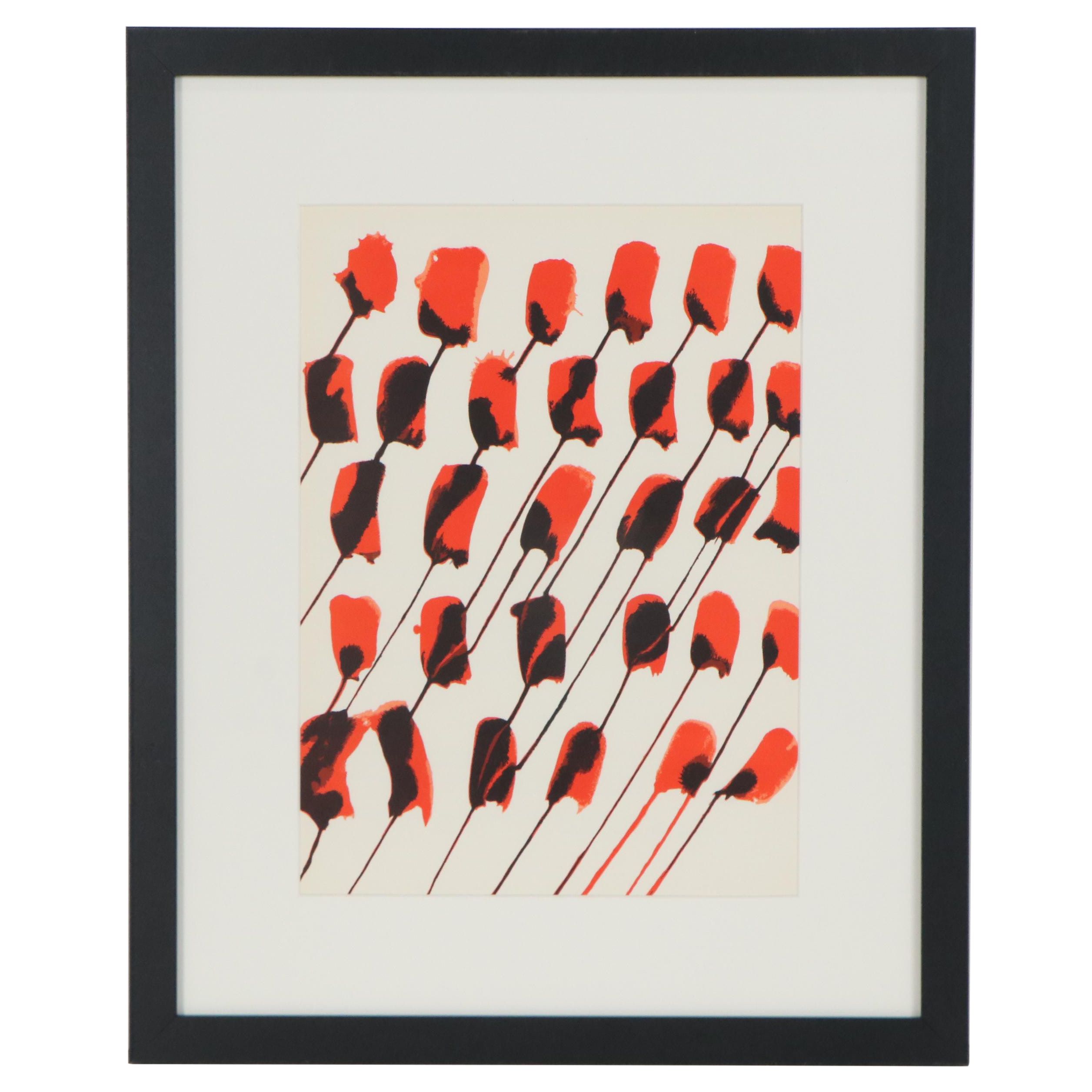 Alexander Calder Color Lithograph for "Derrière le Miroir," 1966