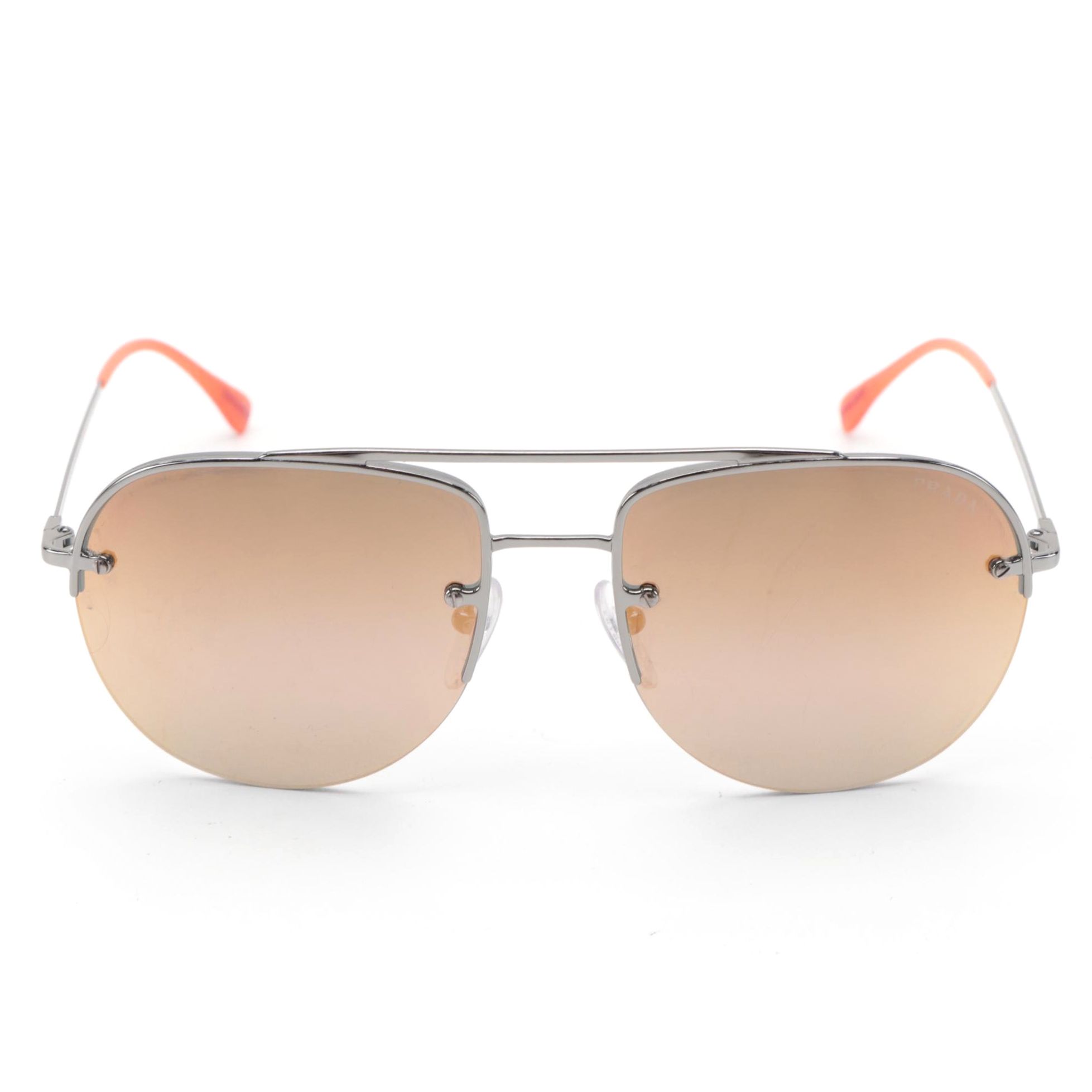 Prada SPS53S Orange Aviator Sunglasses