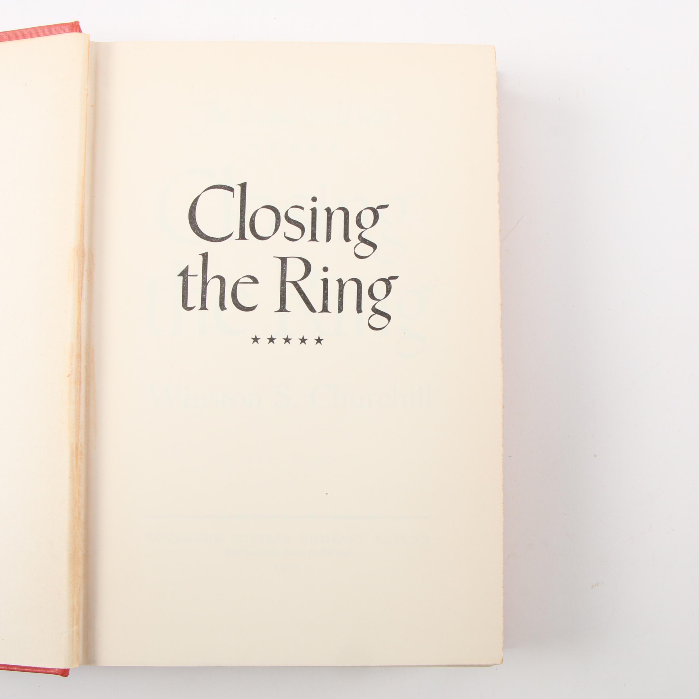 First Edition "The Second World War" Set by Winston Churchill, 1948 - 1953