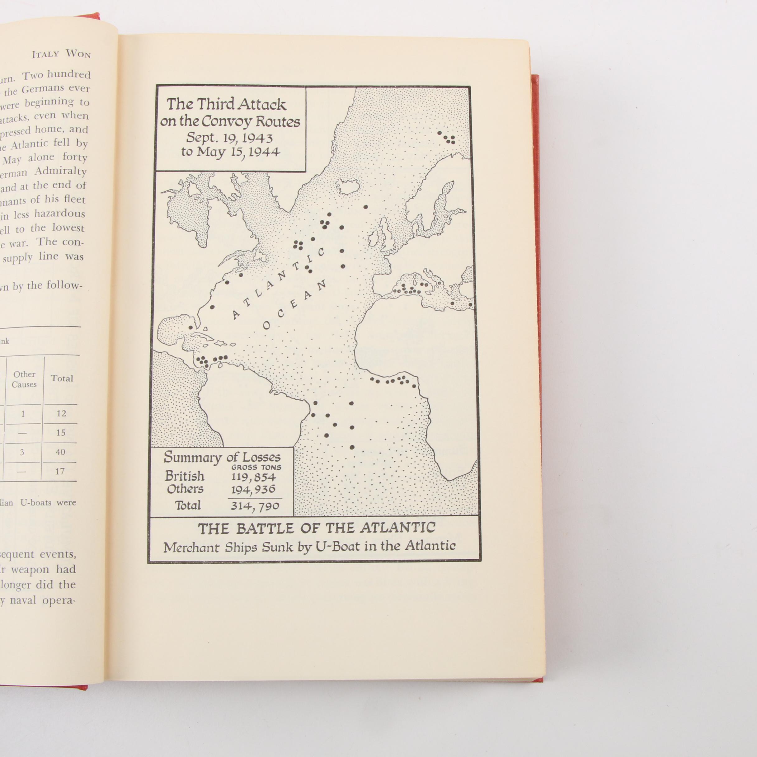 First Edition "The Second World War" Set by Winston Churchill, 1948 - 1953