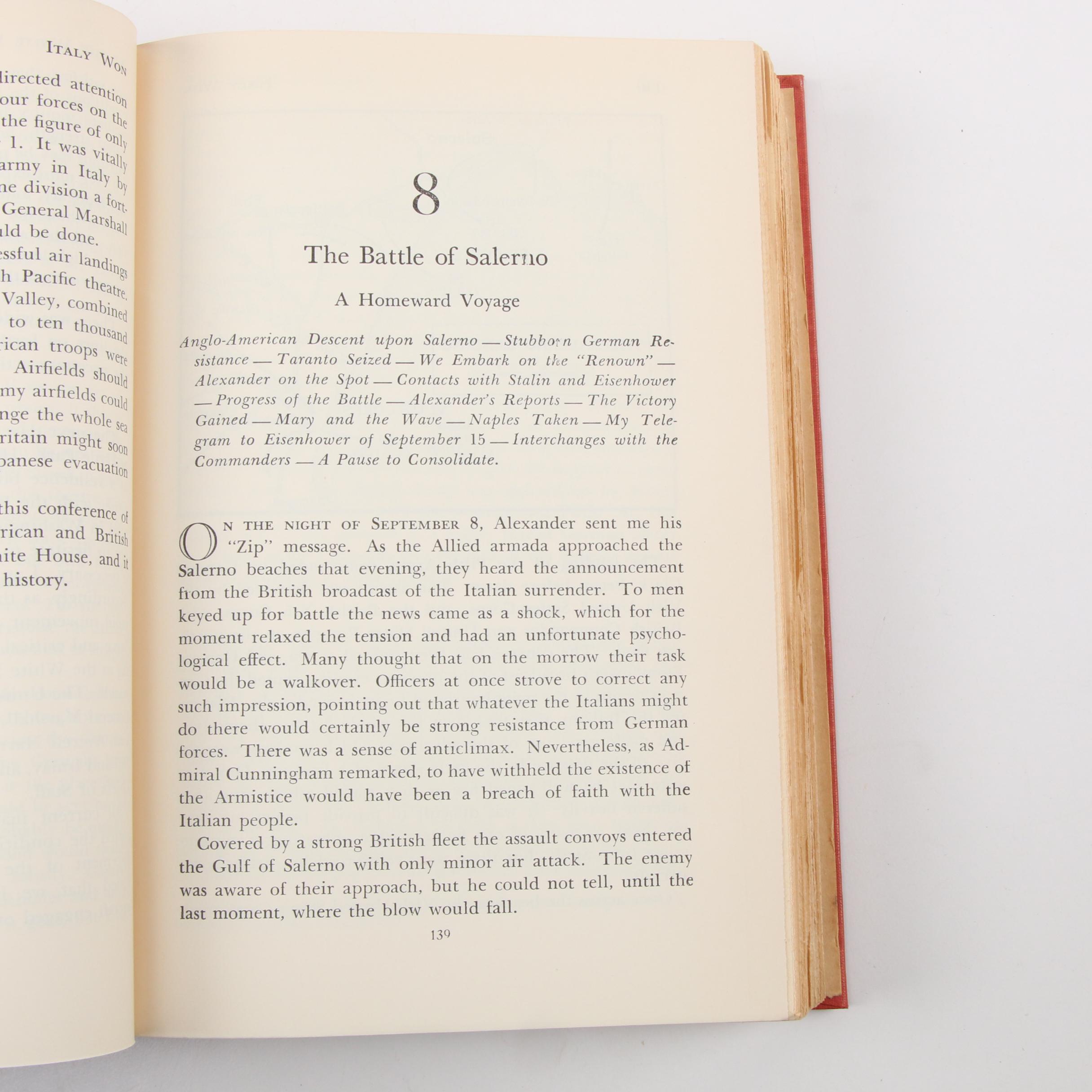 First Edition "The Second World War" Set by Winston Churchill, 1948 - 1953