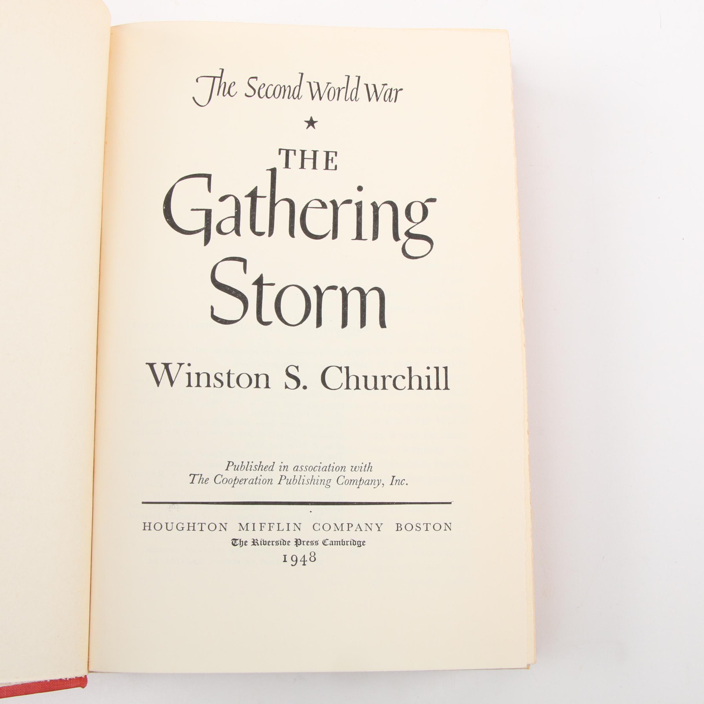 First Edition "The Second World War" Set by Winston Churchill, 1948 - 1953