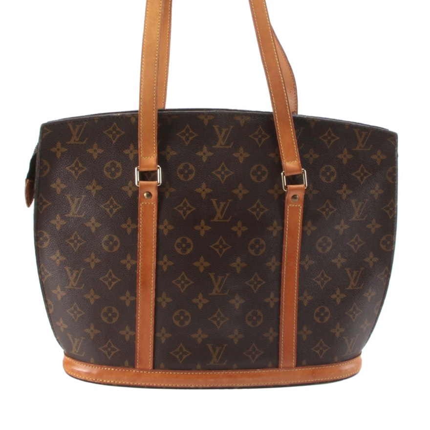 Louis Vuitton Babylone Tote in Monogram Canvas and Vachetta Leather