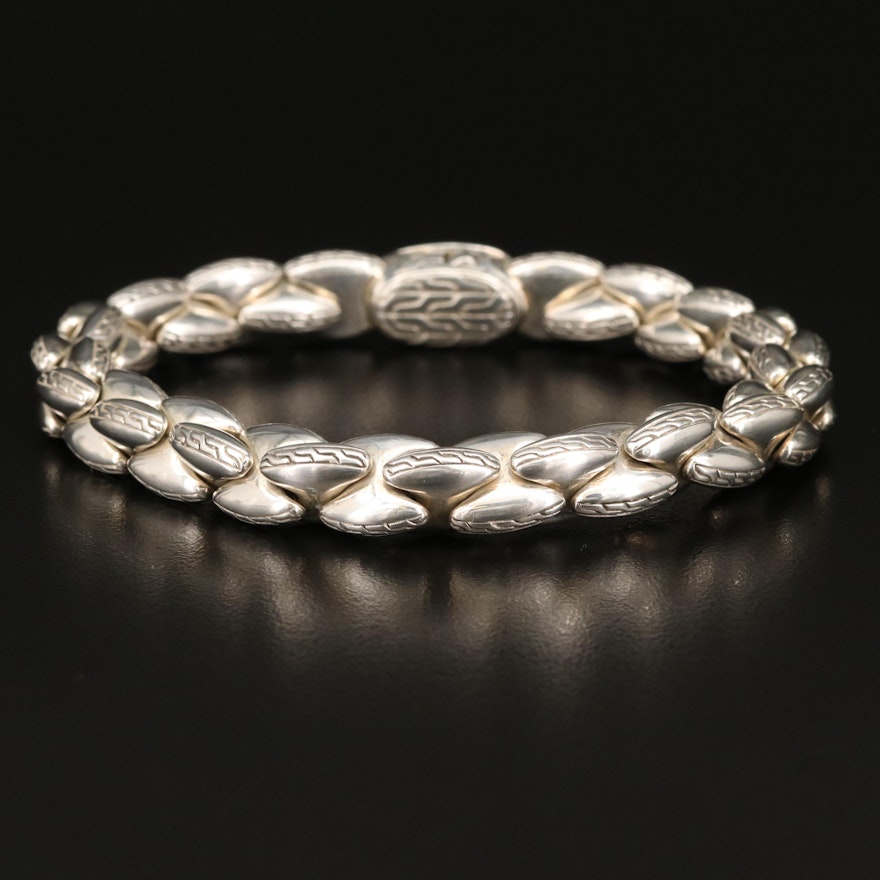 John Hardy Fancy Link Sterling Bracelet