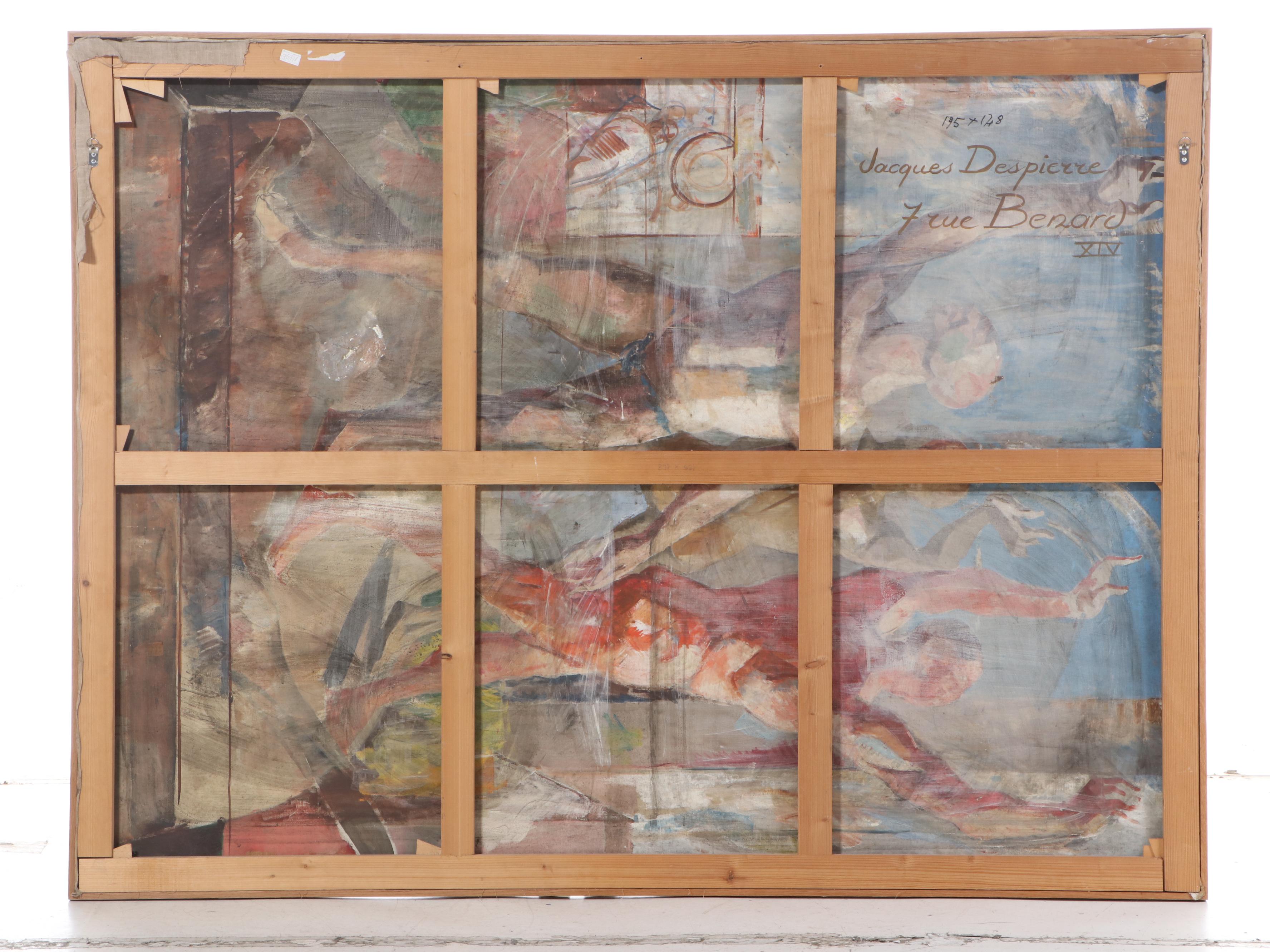 Jacques Despierre Oil Painting "Le Christ Guérissant les Malades," 1941