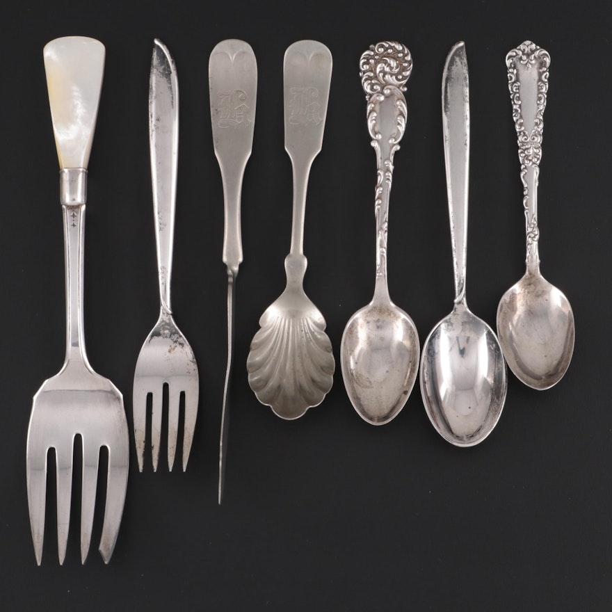 International Silver, Duhme & Co. and Other Sterling and Silver Plate Flatware