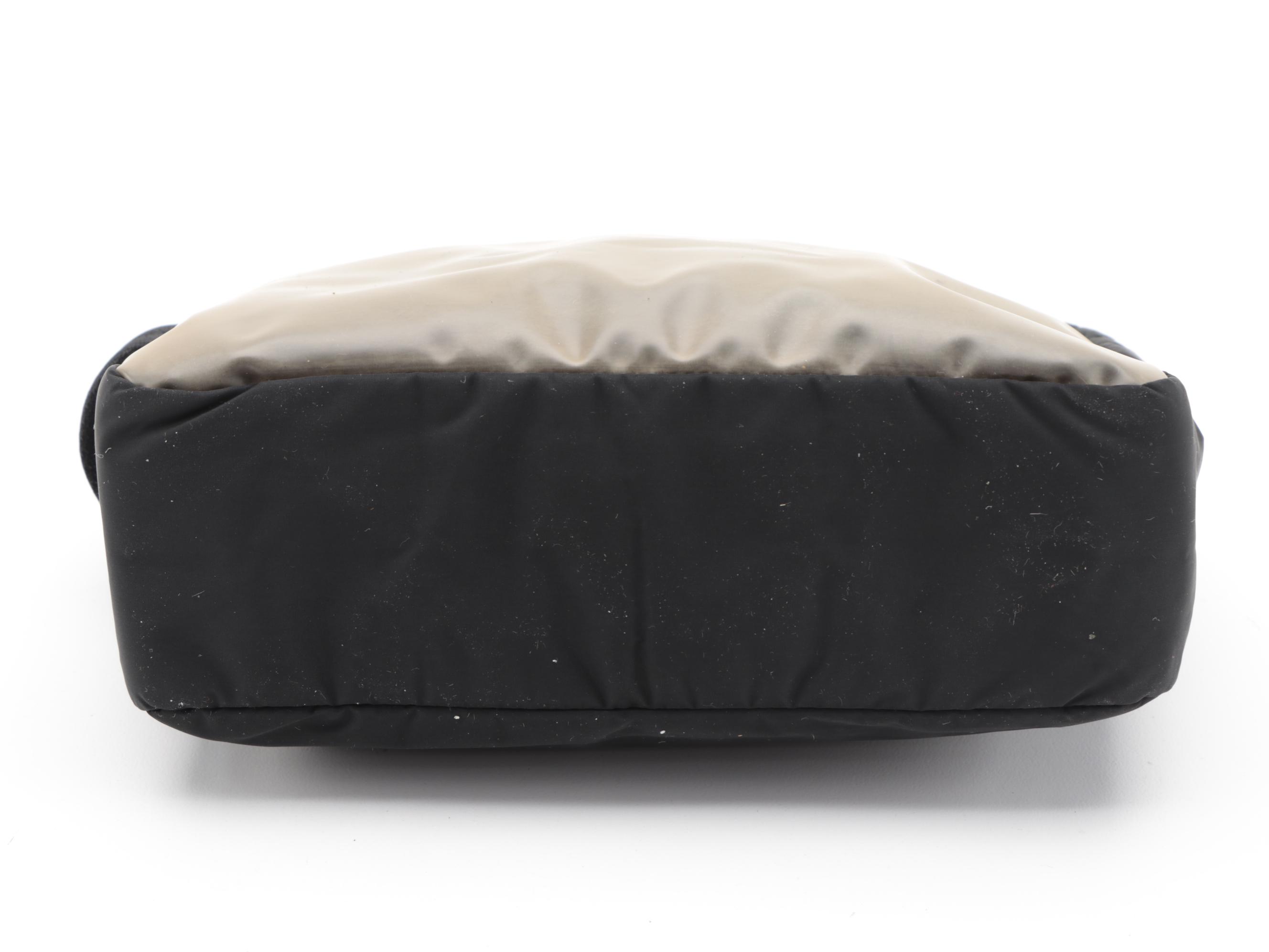 Prada Necessaire Pouch in Luna Rossa Tessuto Nylon and Piuma Latex