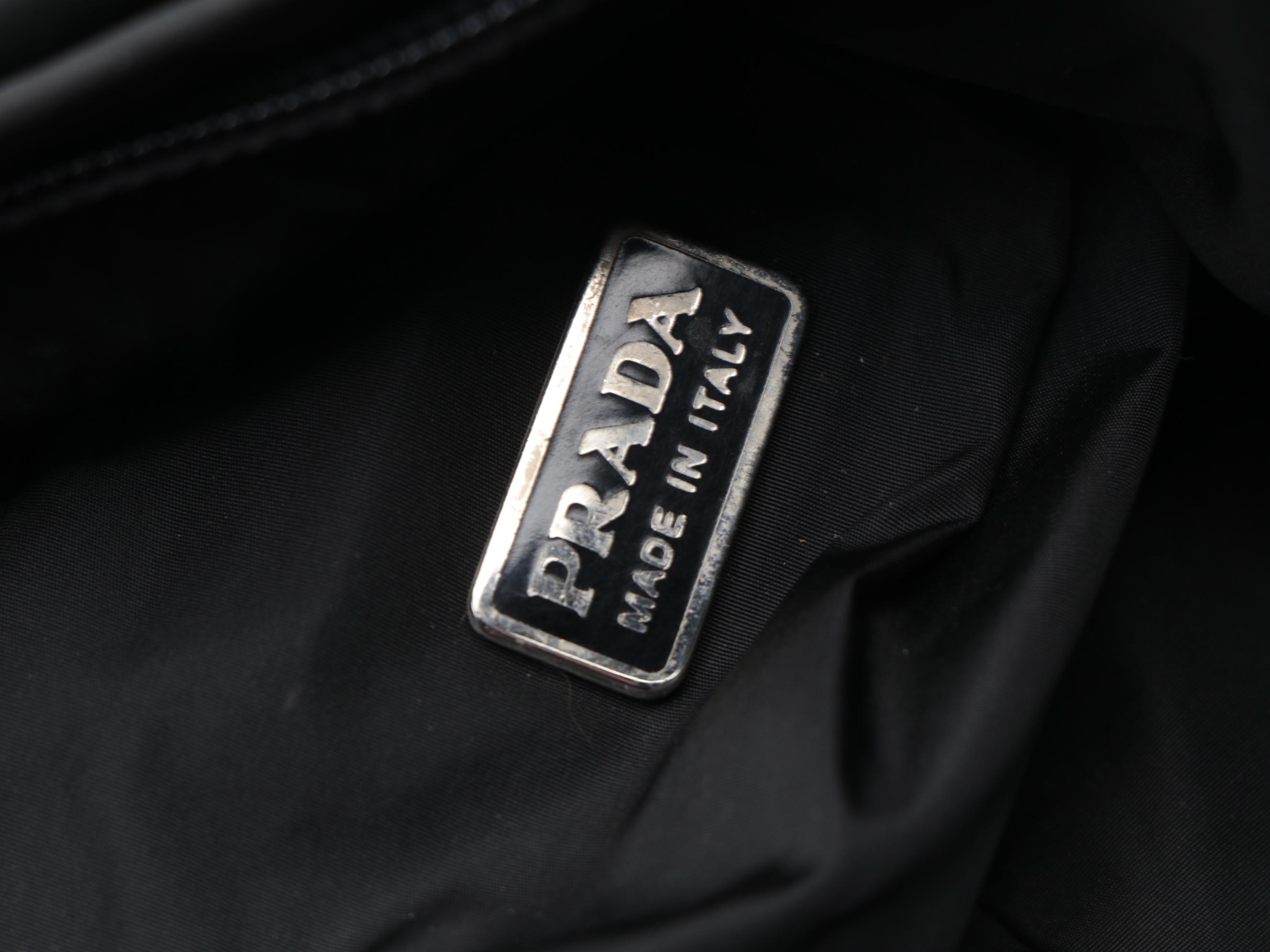 Prada Necessaire Pouch in Luna Rossa Tessuto Nylon and Piuma Latex