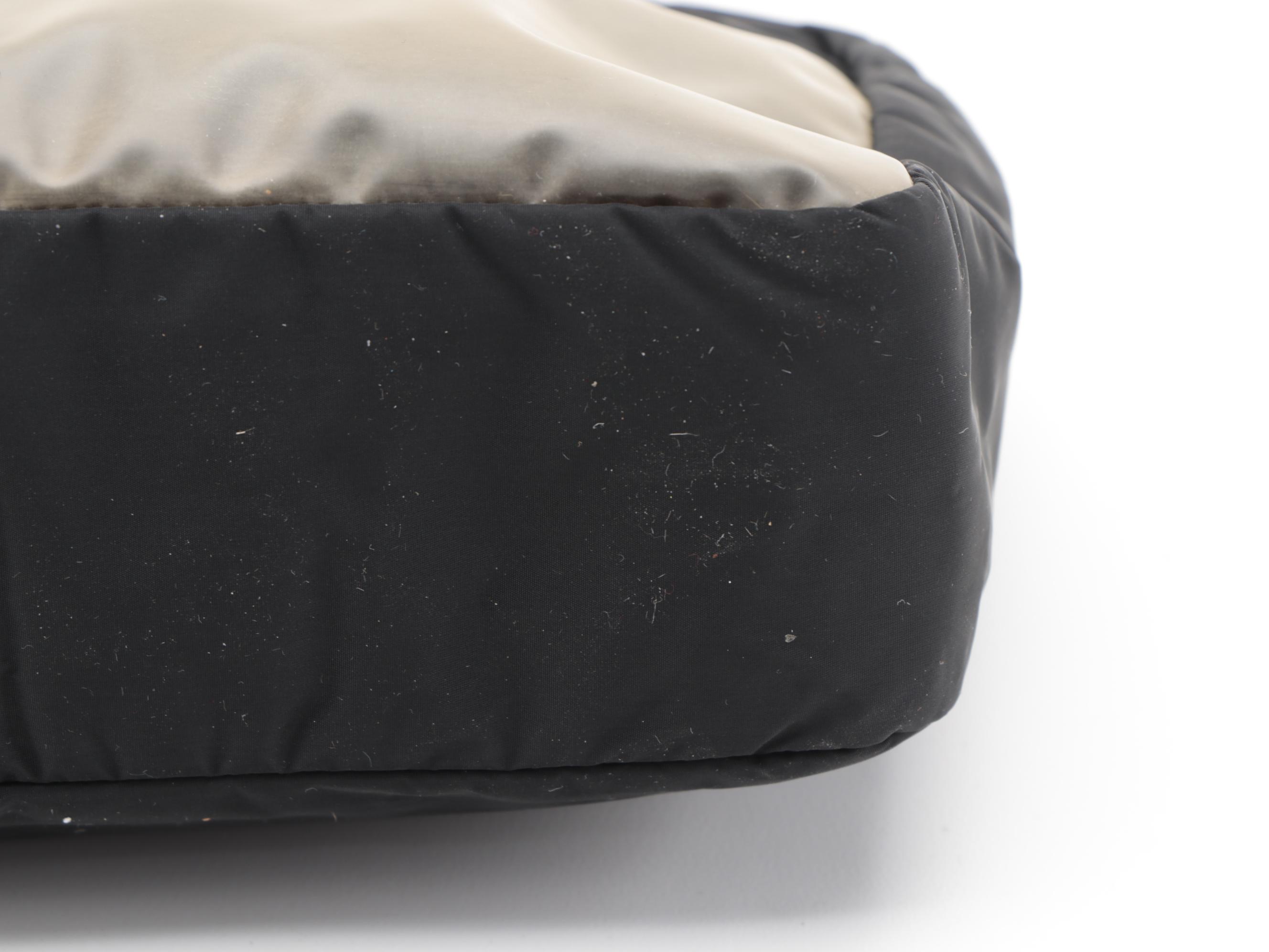 Prada Necessaire Pouch in Luna Rossa Tessuto Nylon and Piuma Latex