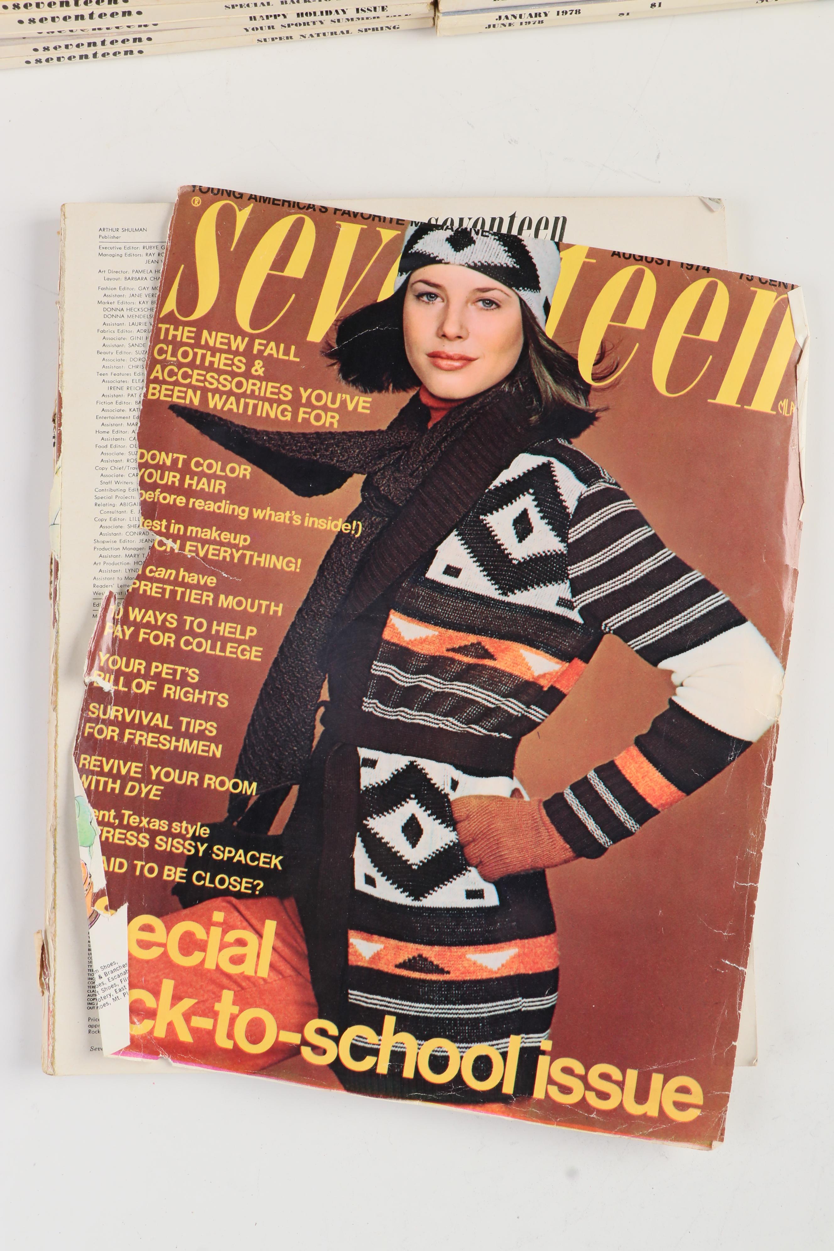 "Seventeen" Magazine Collection, 1974–1980