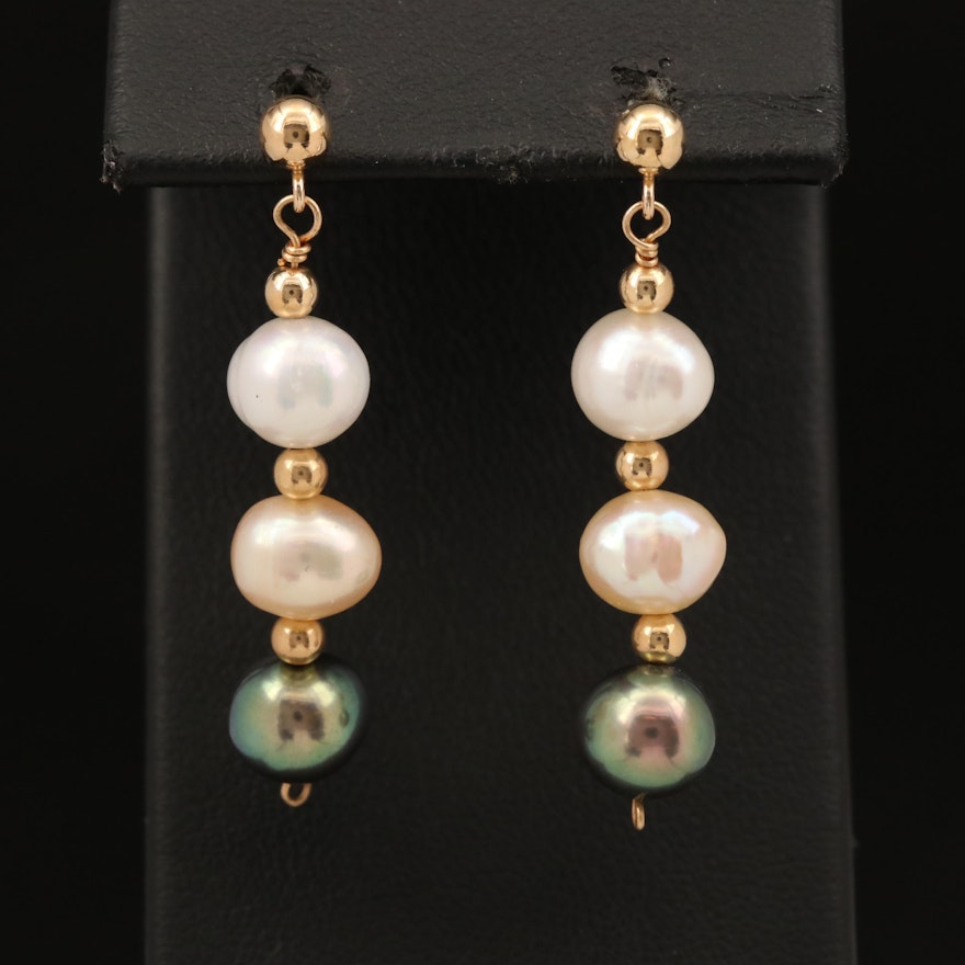 14K Pearl Earrings