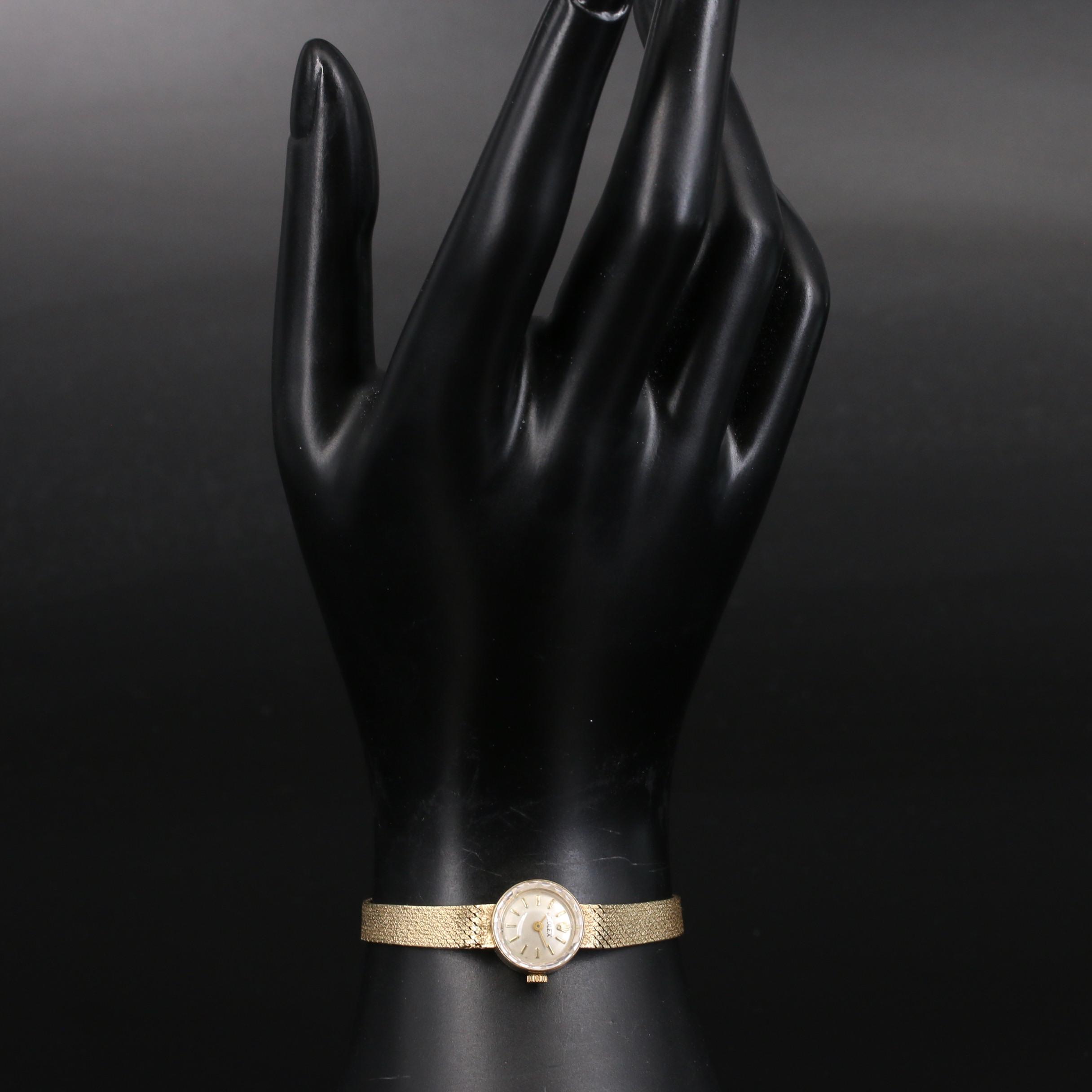 Rolex 14K Watch Case with Non Rolex Quartz Movement