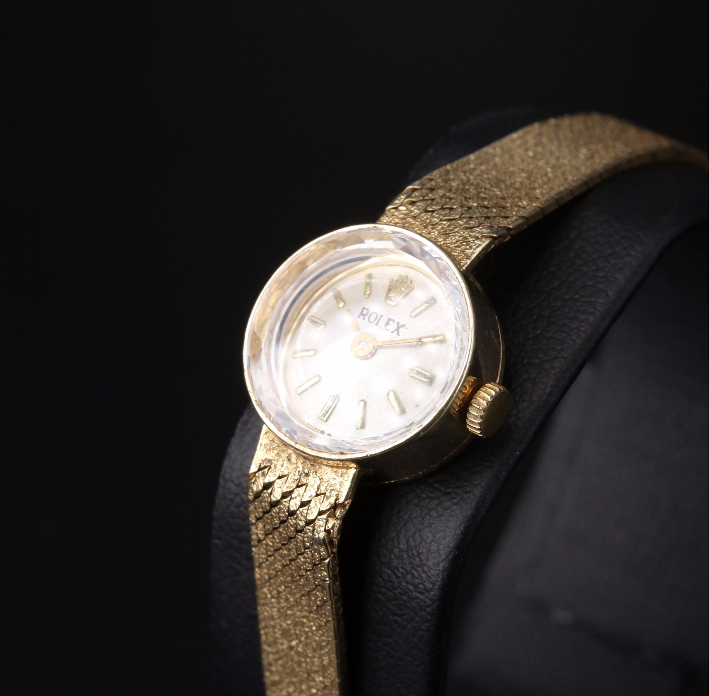 Rolex 14K Watch Case with Non Rolex Quartz Movement