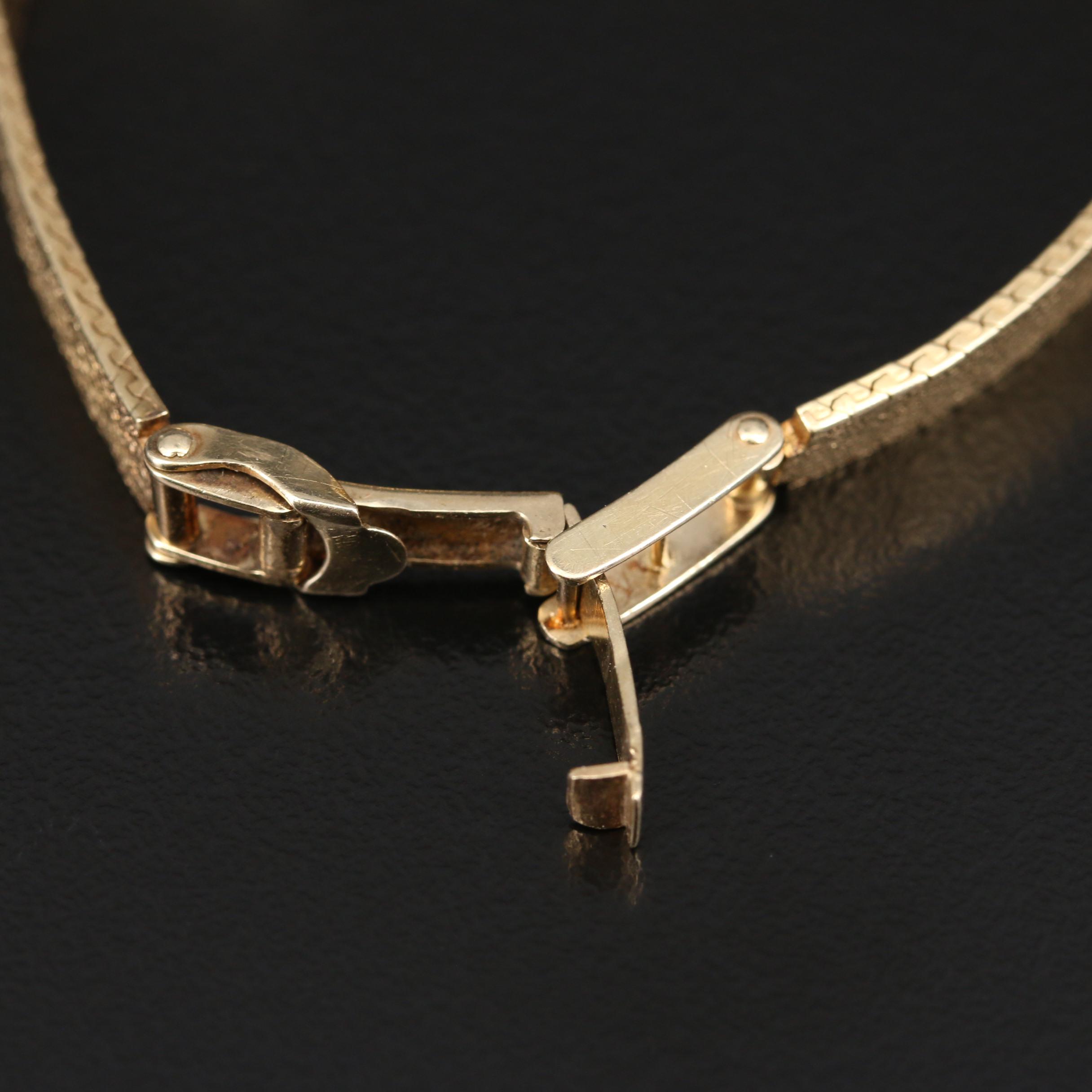 Rolex 14K Watch Case with Non Rolex Quartz Movement