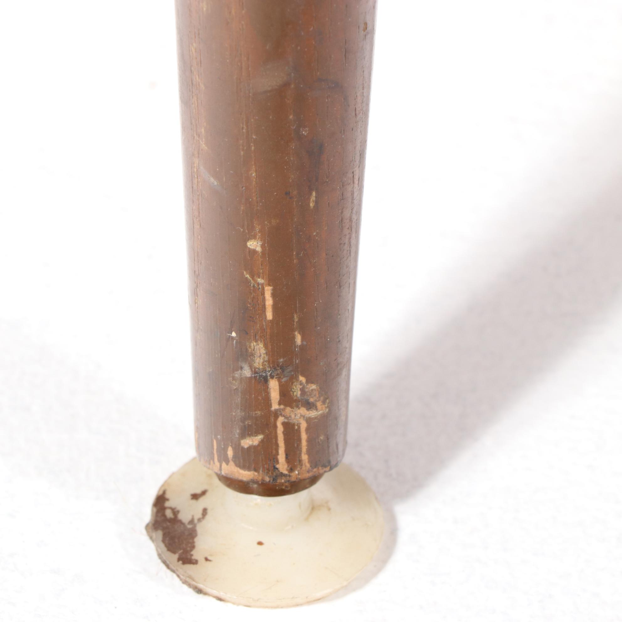 Pair of Carter Brothers Mid Century Modern Bentwood and Vinyl Lounge Chairs