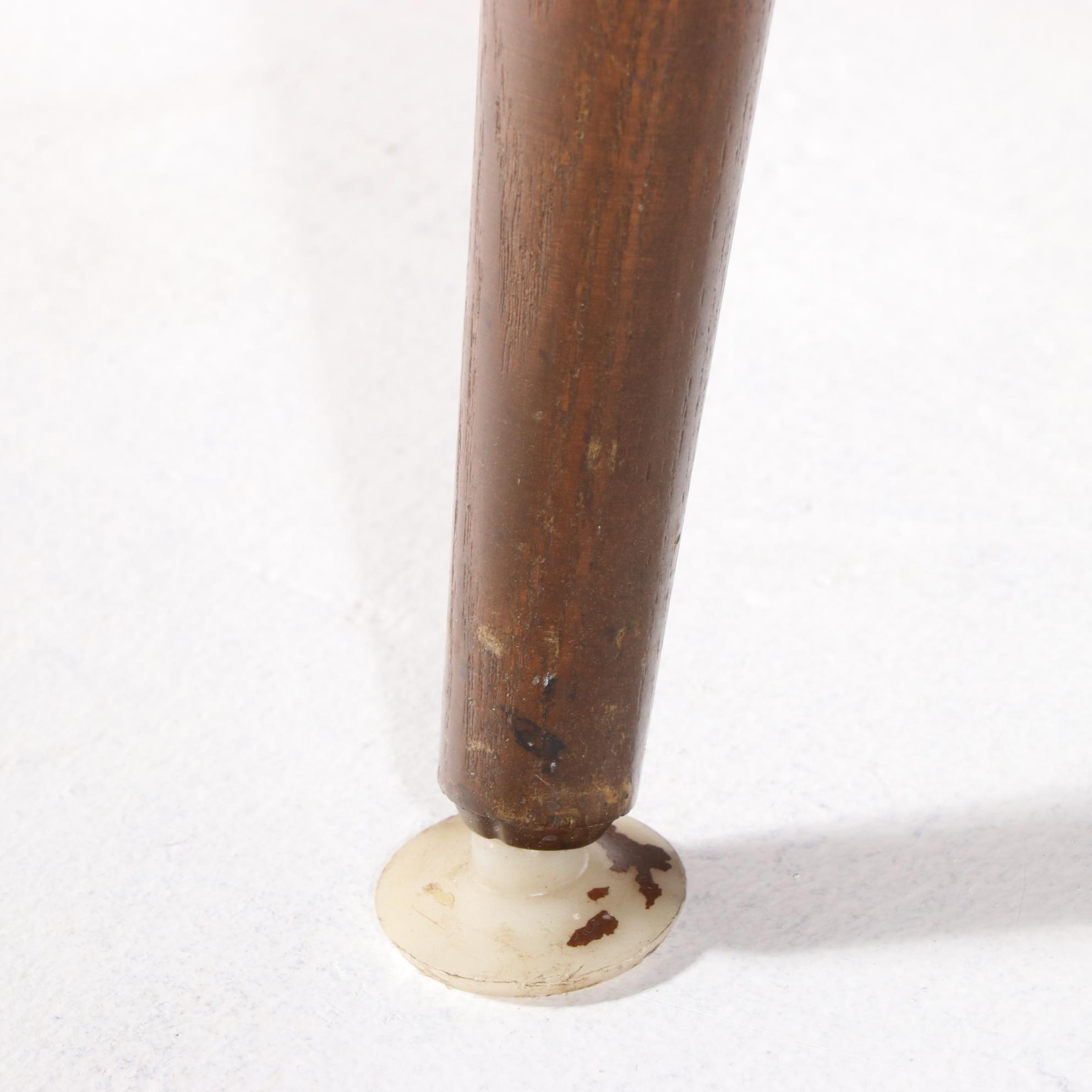 Pair of Carter Brothers Mid Century Modern Bentwood and Vinyl Lounge Chairs