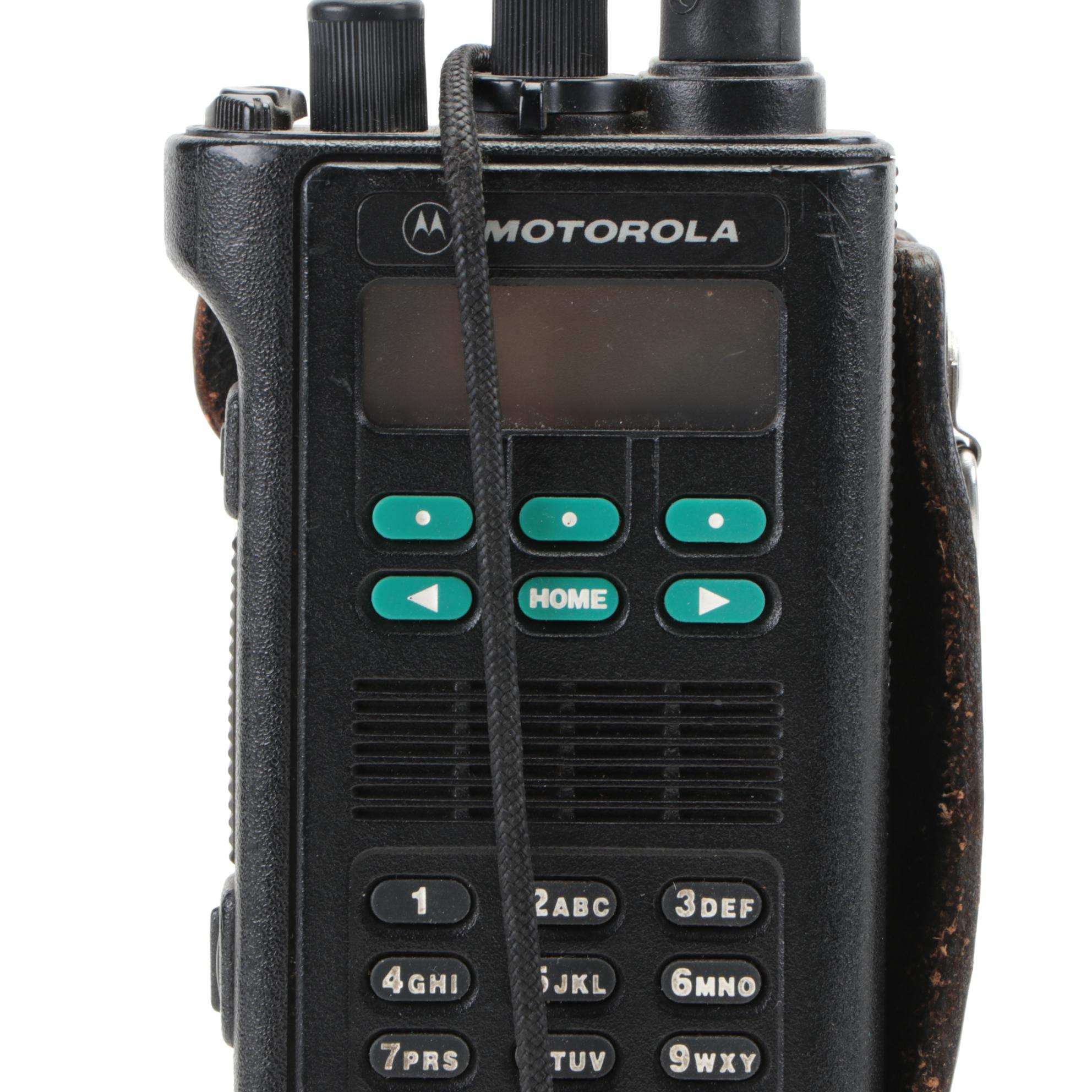 Motorola "Astro" Handheld Two-Way Radio and LAPD Manual