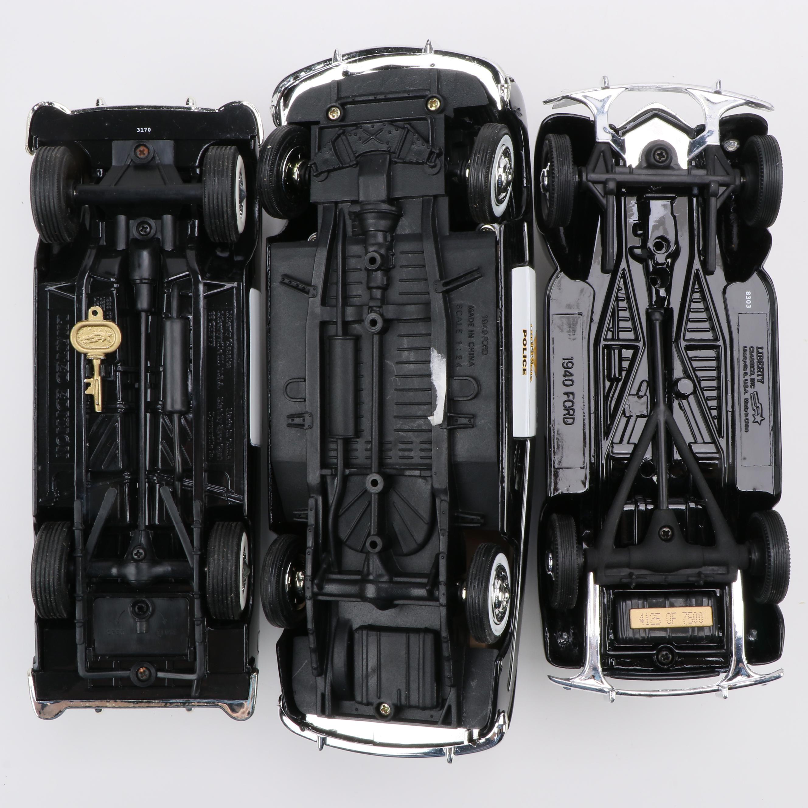 Diecast Model Police Car Collection, Including 1957 Chevy and More