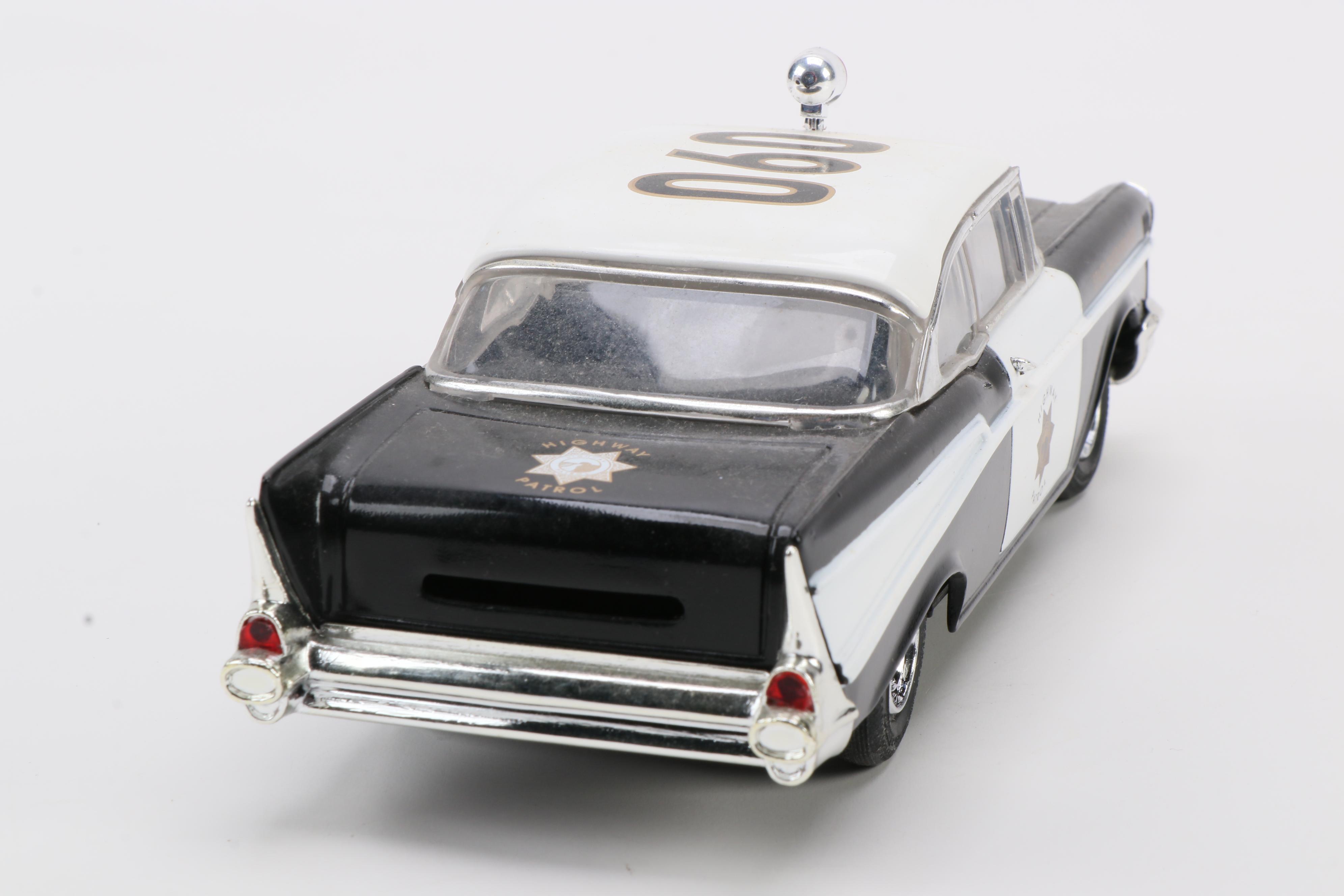 Diecast Model Police Car Collection, Including 1957 Chevy and More