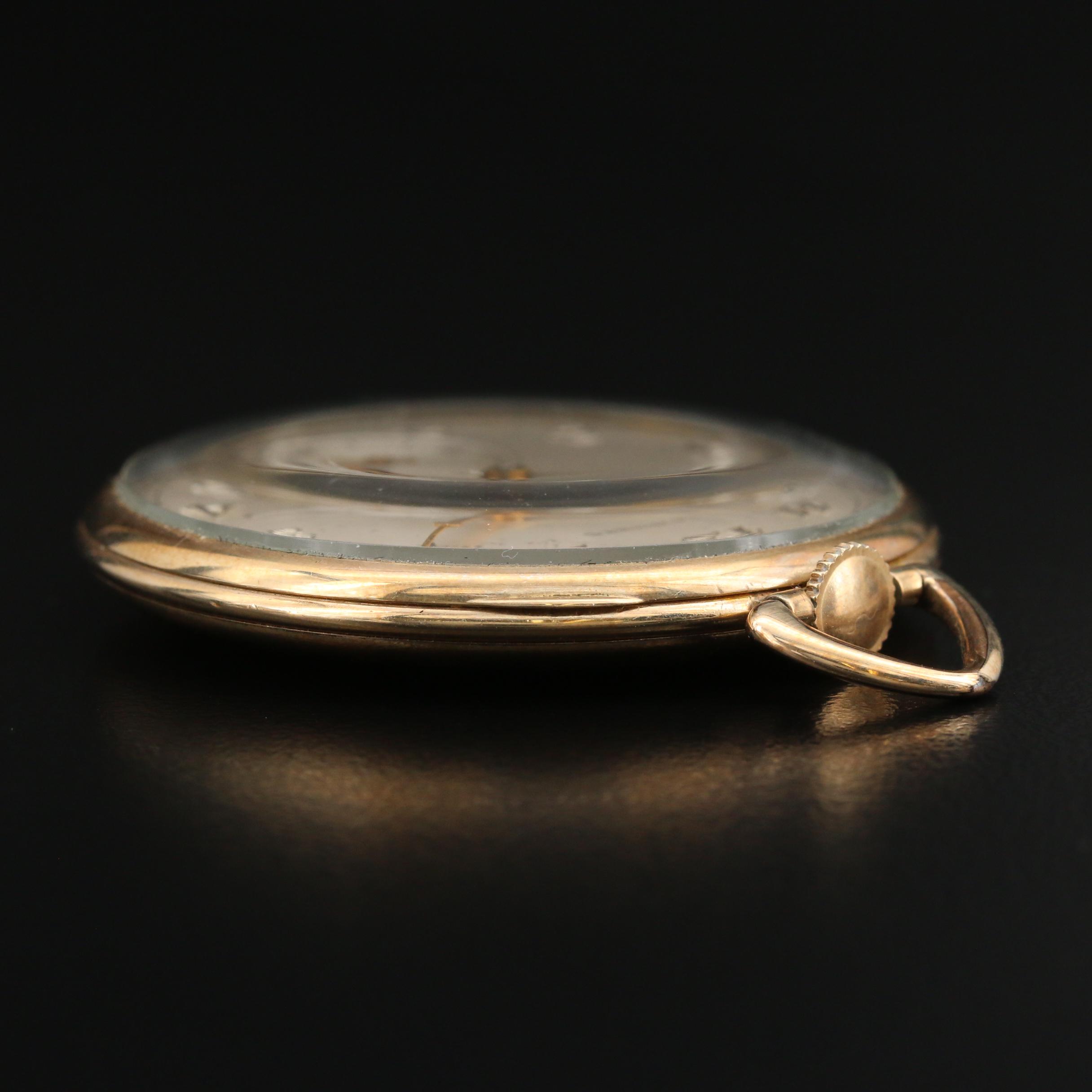 Tavannes 10K Gold Filled Pocket Watch