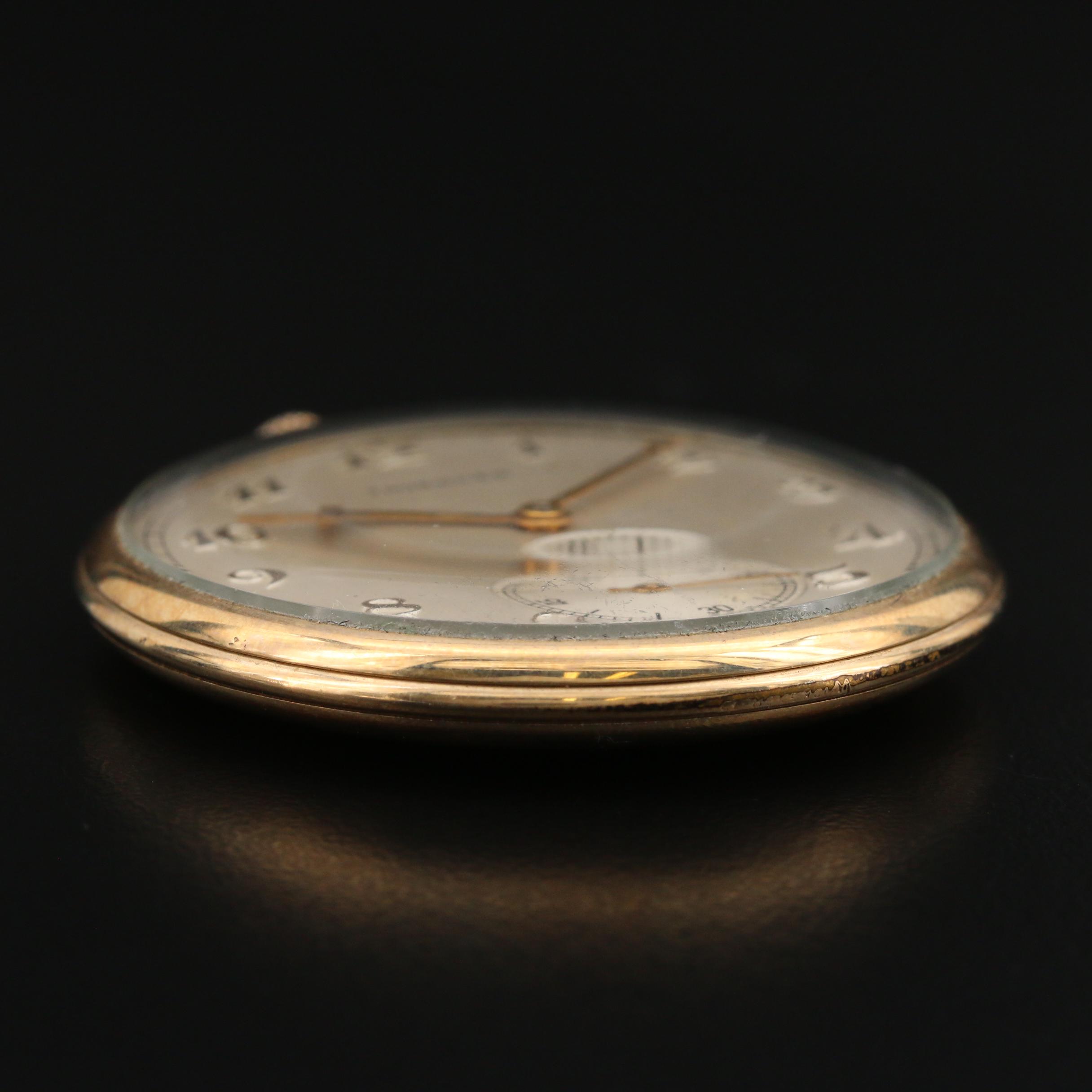 Tavannes 10K Gold Filled Pocket Watch